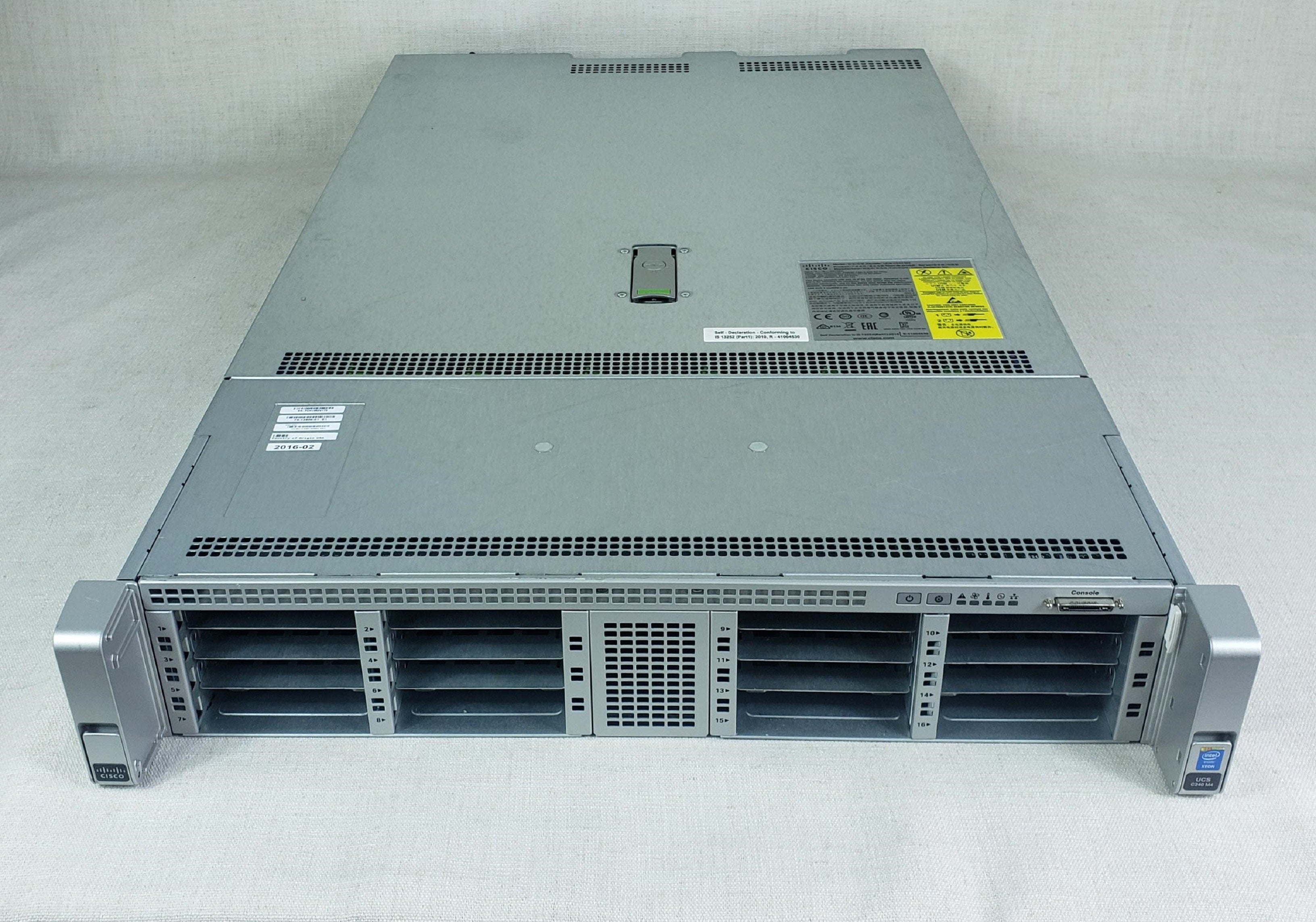 Cisco UCSC-C240-M4S2 2U 16x 2.5” Server 2x 14Core E5-2697v3 2.6GHz CPU 768GB RAM