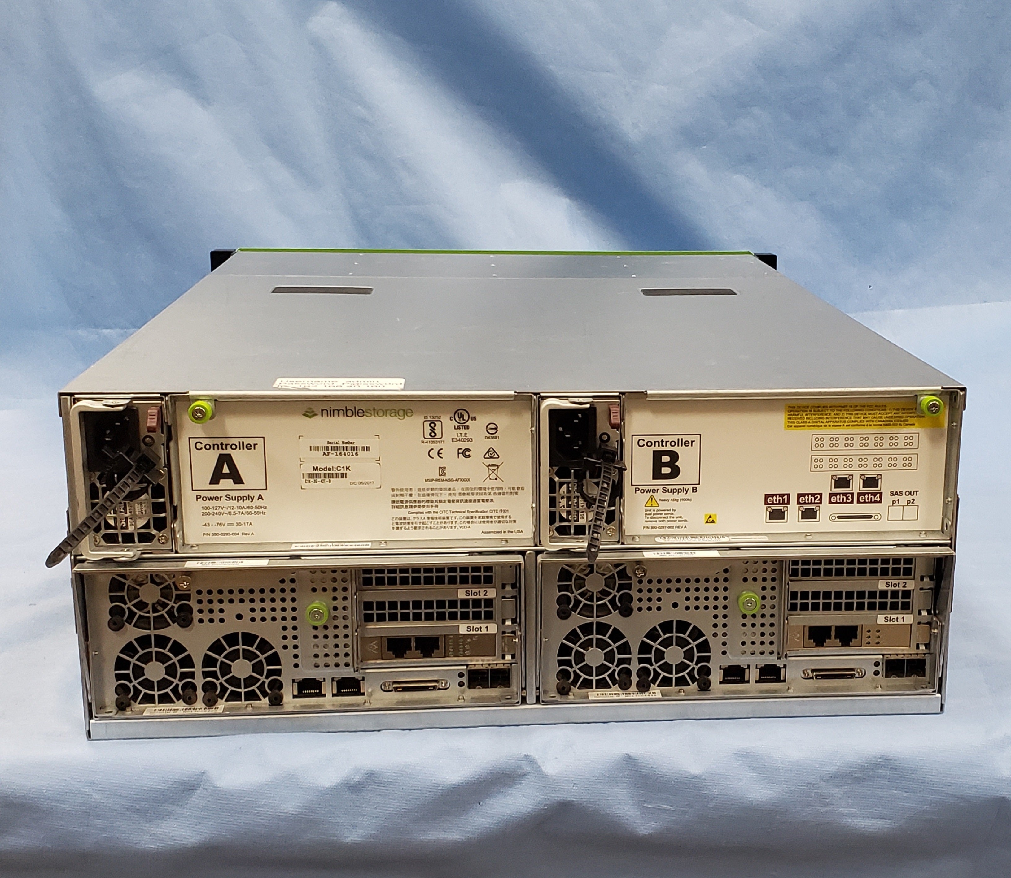Nimble CS1000 - 4U 24-Bay w/ 21 x 4TB & 3 x 1.92TB SSD