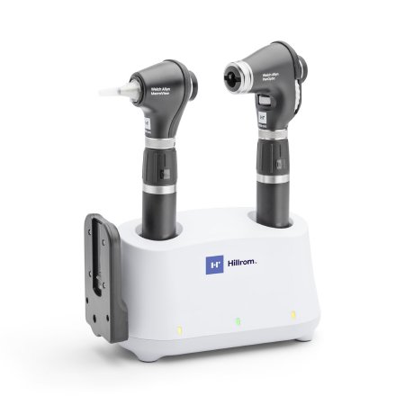 Welch Allyn 3.5V Diagnostic Set with PanOptic Plus LED Ophthalmoscope, MacroView Plus LED Otoscope for iExaminer, Universal Desk Charger (71-PM3LDE-US