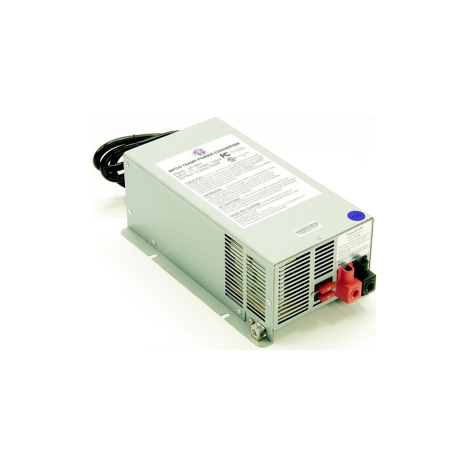 WFCO WF-9855-AD-CB 9800 Series RV Deck Mount 55A Power Converter Charger