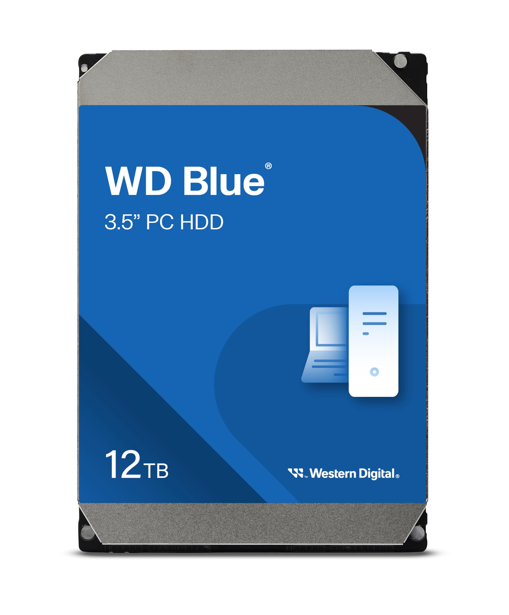 Western Digital WD Blue WD120EDGZ 12TB 7.2K RPM SATA 6Gb/s 512e 3.5in Hard Drive