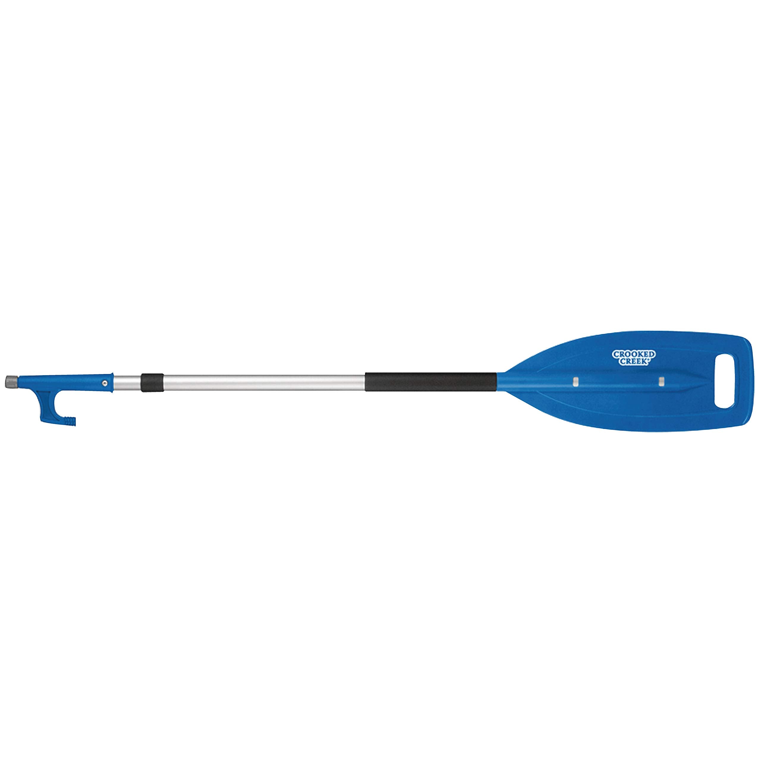 TRAC Outdoors 50471 Crooked Creek C11560 Blue 48" to 72" Telescoping Paddle Boat, Hook