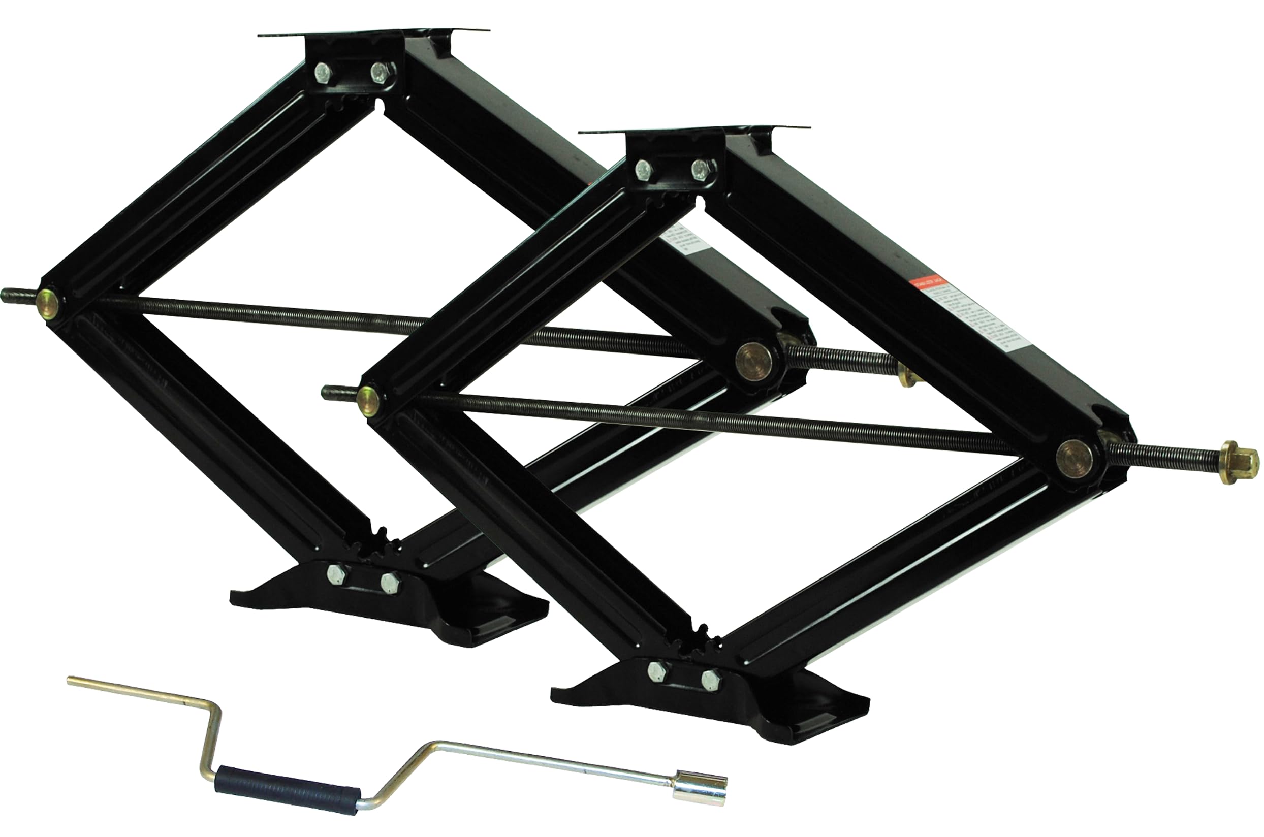 Ultra-Fab 48-979002 Ultra Scissors Jacks w/crank, 24", 2-pk