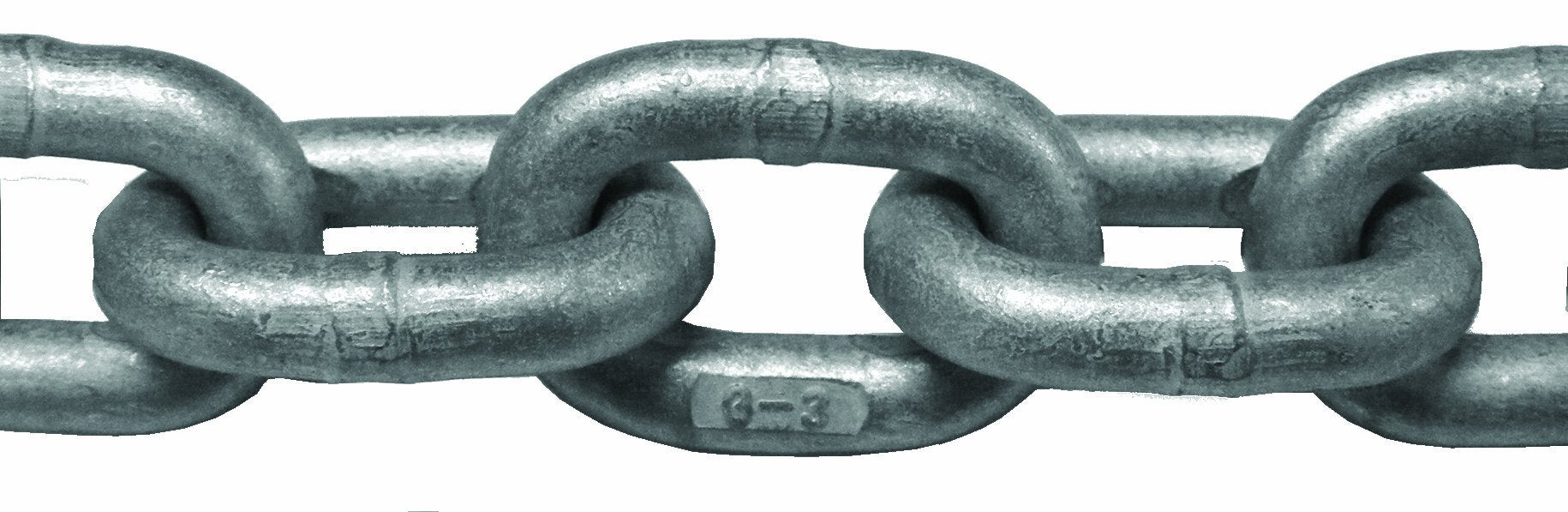 Grade 30 Proof Coil Hot Dip Galvanized Chain, 5/16" x 92' Pail