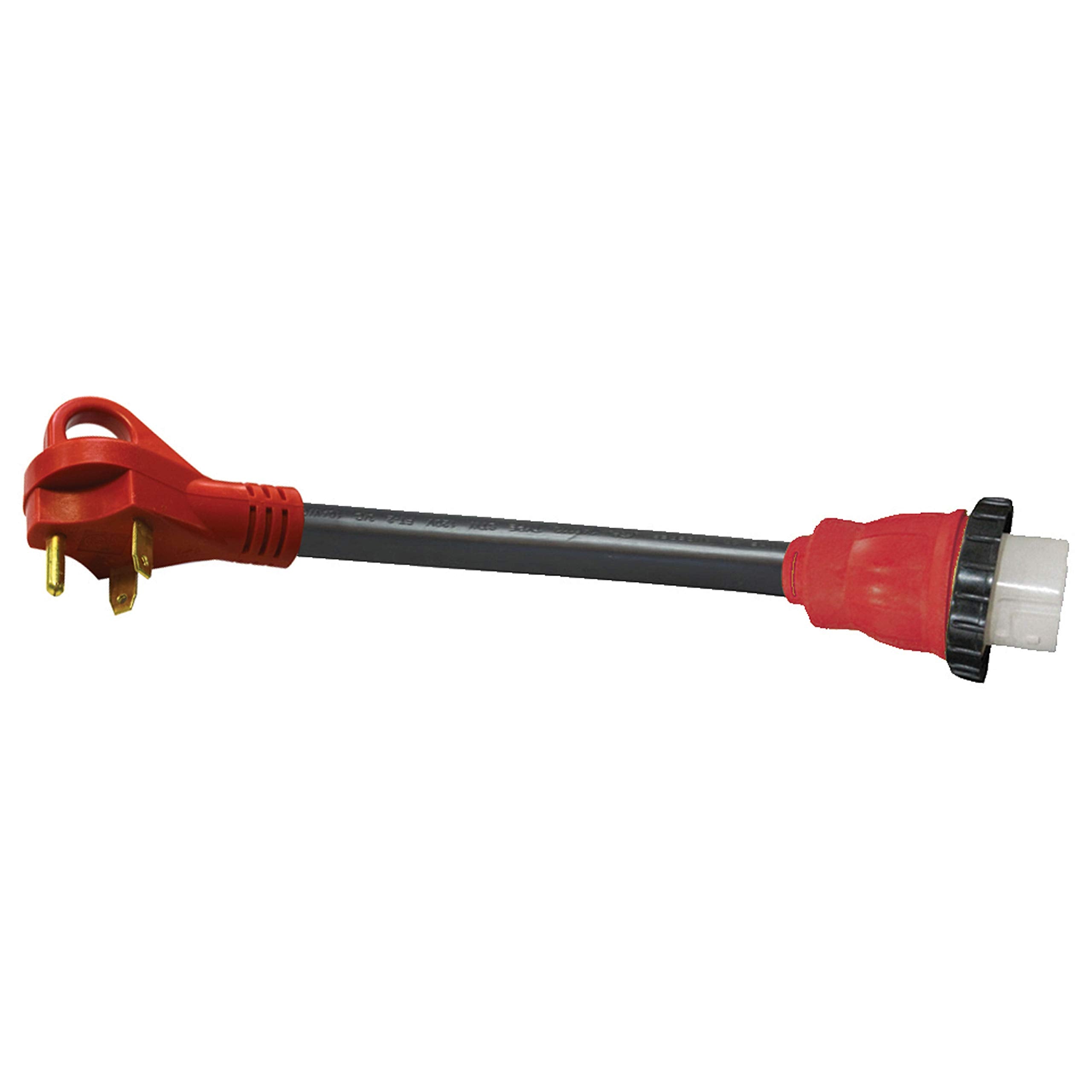 Valterra A10-3050HD Mighty Cord 30AM-50AF Detachable Adapter Cord w/ Handle, 12", Bulk