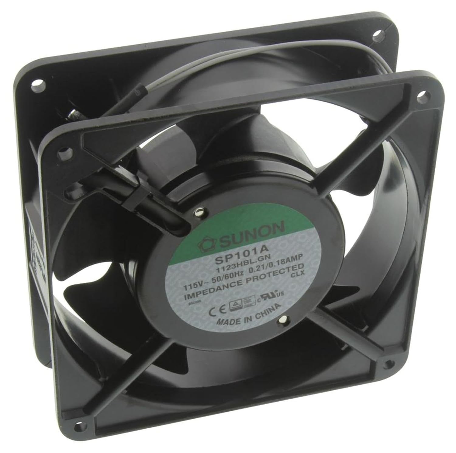 SUNON SP101A 1123HBL-GN 115V AC Cooling Fan 120mm