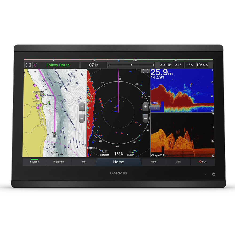 Garmin GPSMAP 8416xsv 16" Chartplotter/Sounder Combo w/Worldwide Basemap Sonar [010-02093-02]