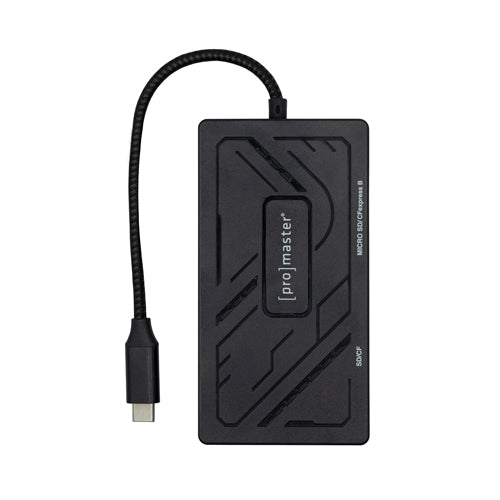Promaster USB-C Multi Card Reader for SD, MicroSD, CF, & CFexpress Type B