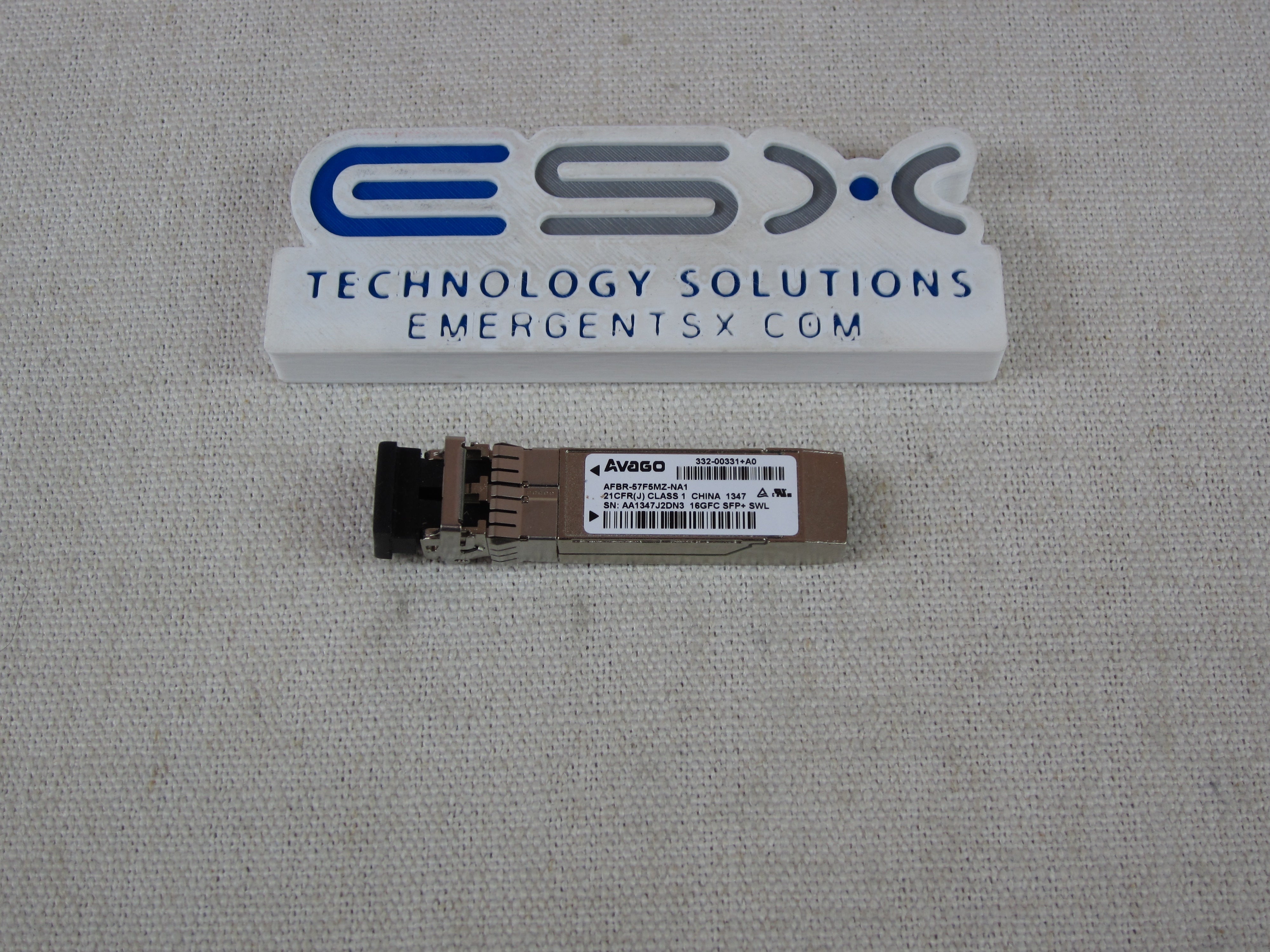 Avago AFBR-57F5MZ-NA1 16Gb/s SW SFP+ Fiber Optic Transceiver Module