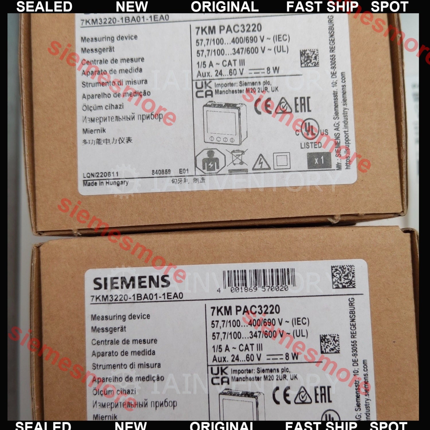 Siemens 7KM3220-1BA01-1EA07KM3 220-1BA01-1EA0