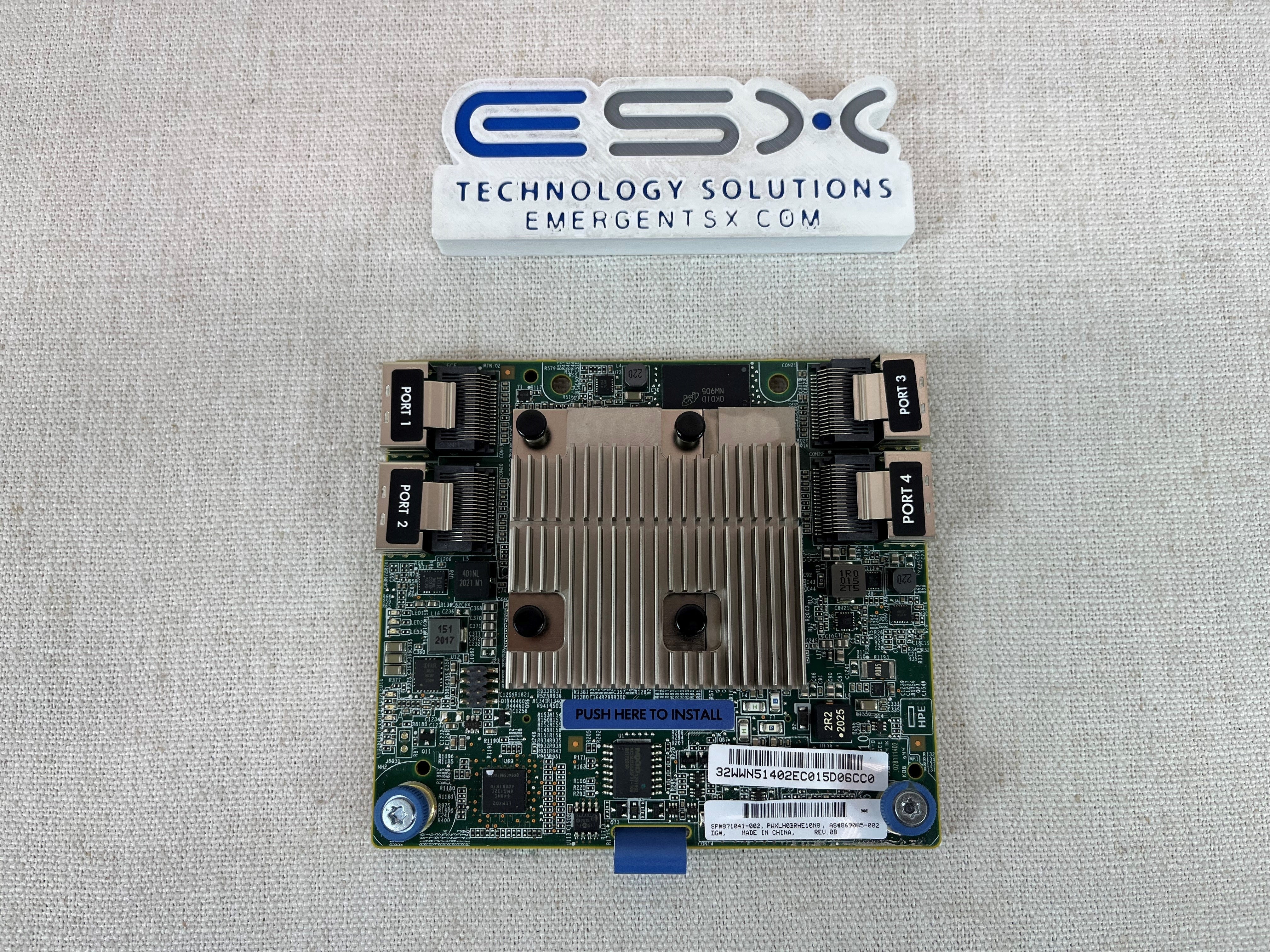 HPE 871041-002 Smart Array P816I-A SR G10 LH Controller 869083-B21