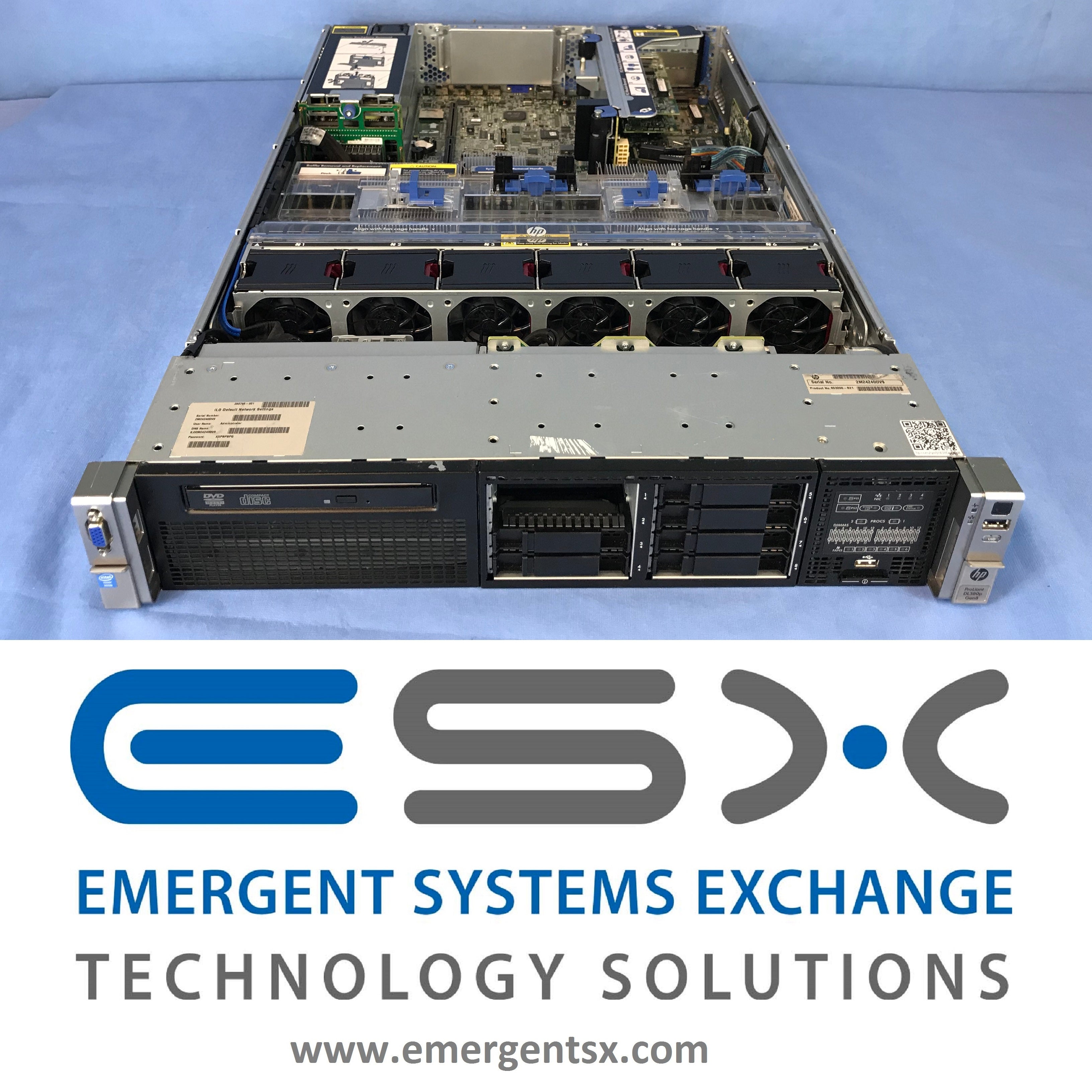 HP Proliant DL380p G8 2U Server - 2x 12-Core E5-2695v2 @ 2.4GHz 32GB RAM P420i