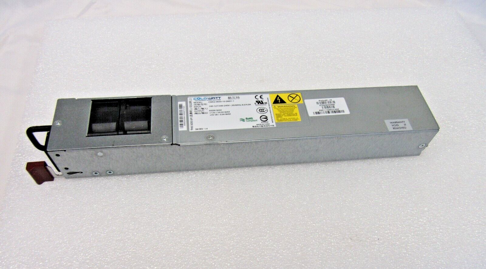 Cold Watt CWA2-0650-10-SM0-1 650W Power Supply | Alo Tech Solutions