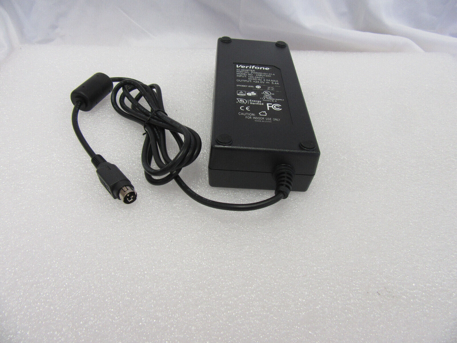 VeriFone PWR050-001-01-A AC Adapter - Label | Alo Tech Solutions