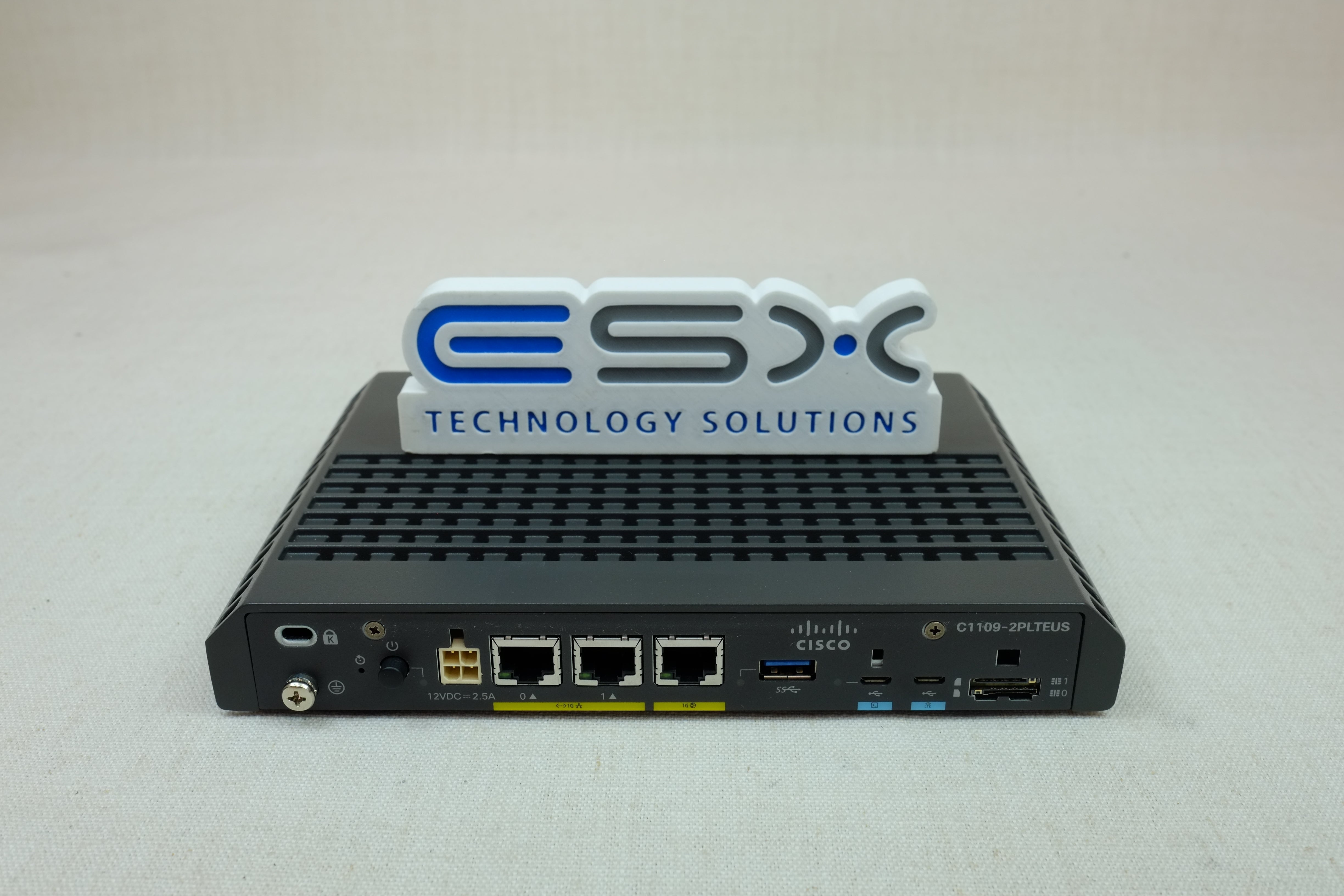 Cisco C1109-2PLTEUS ISR 1100 Series 2 Port GE LAN Router w/ AC Adapter