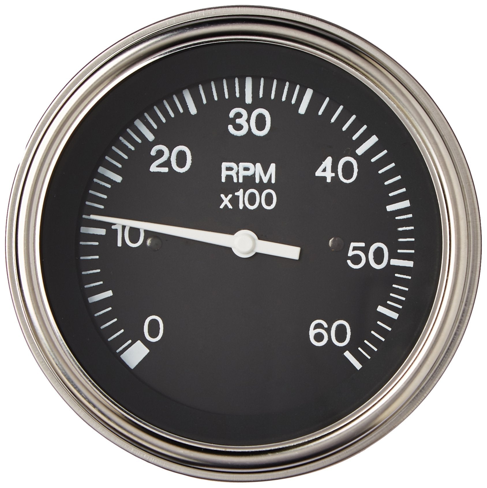 Sierra 82288P Heavy Duty Series 3" Tachometer 0-6000 RPM, Outboard & 4 Stroke Gas Engine, Alternator/Coil Sender Code
