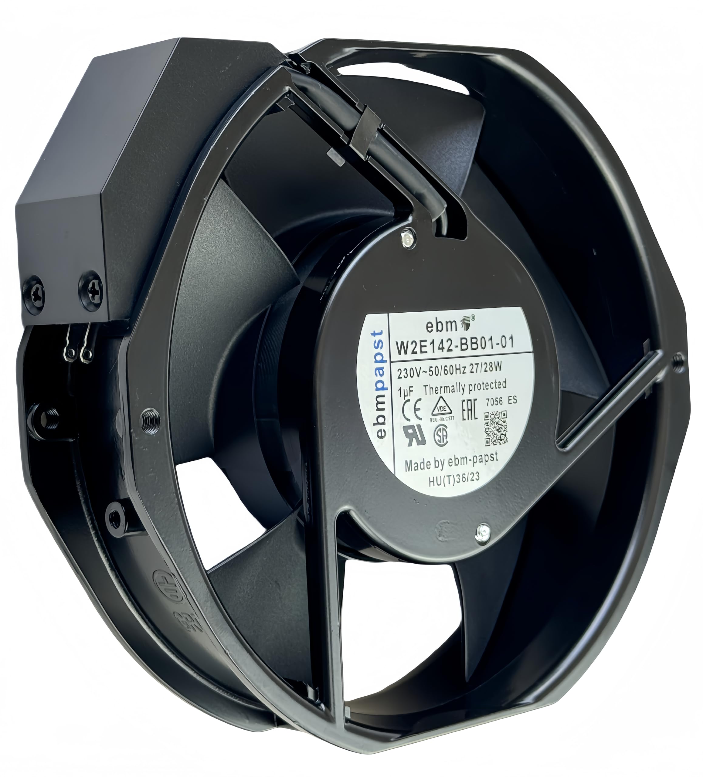 for ebm-papst W2E142-BB01-01 7056ES Cooling Fan,230V 50/60Hz 27/28W 172×150×38mm Metal high Temperature Resistant Fan,172cm Axial Flow Cooling Fan