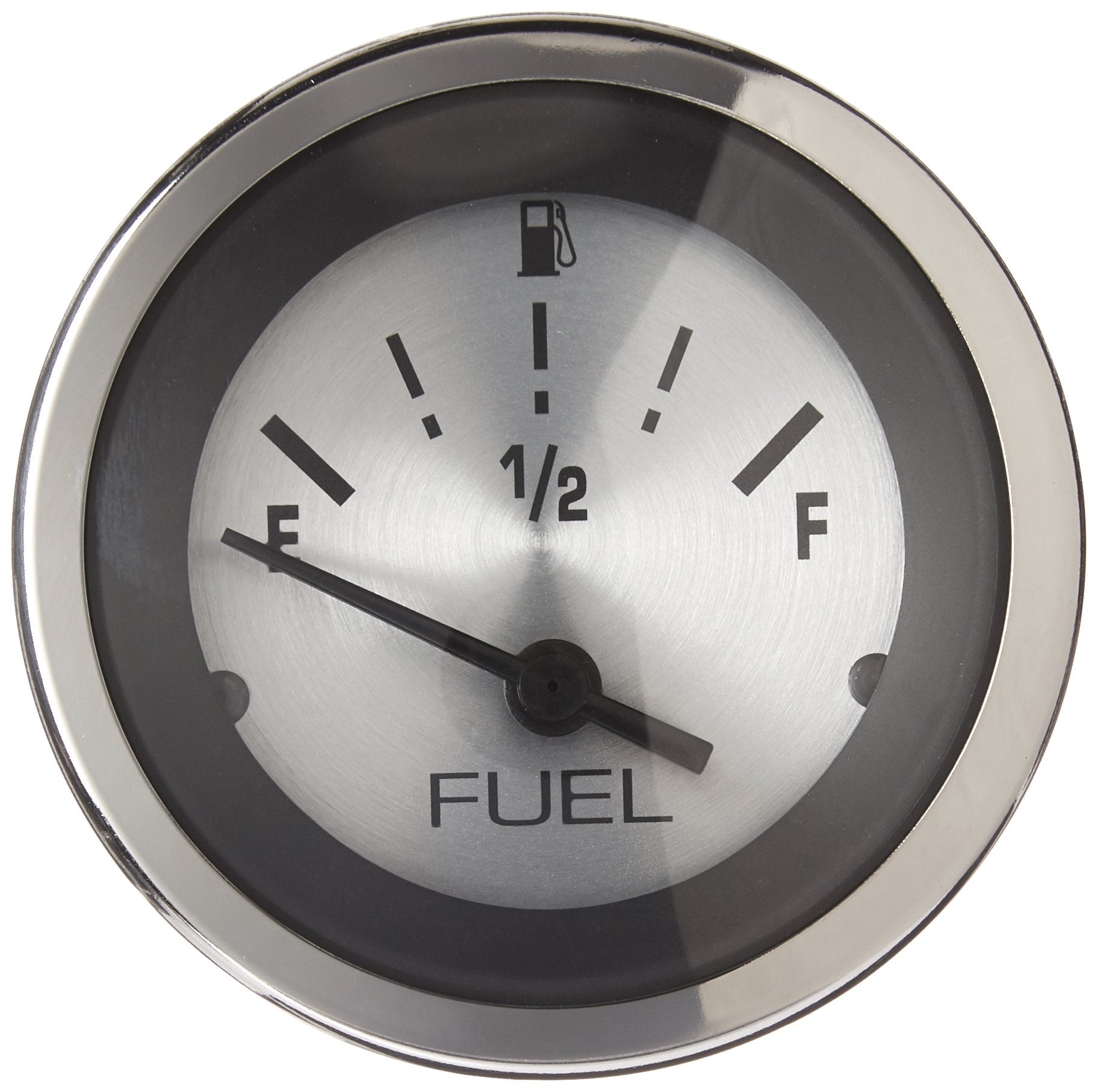 Sierra 63477P Sterling Series 2" SS Fuel Gauge & Requires "F" Sender Code