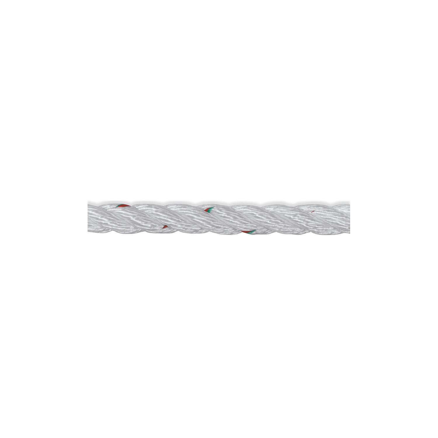 Samson Rope 170 028 006 030 Pro-Set-3 Nylon, White, 7/16" x 600'
