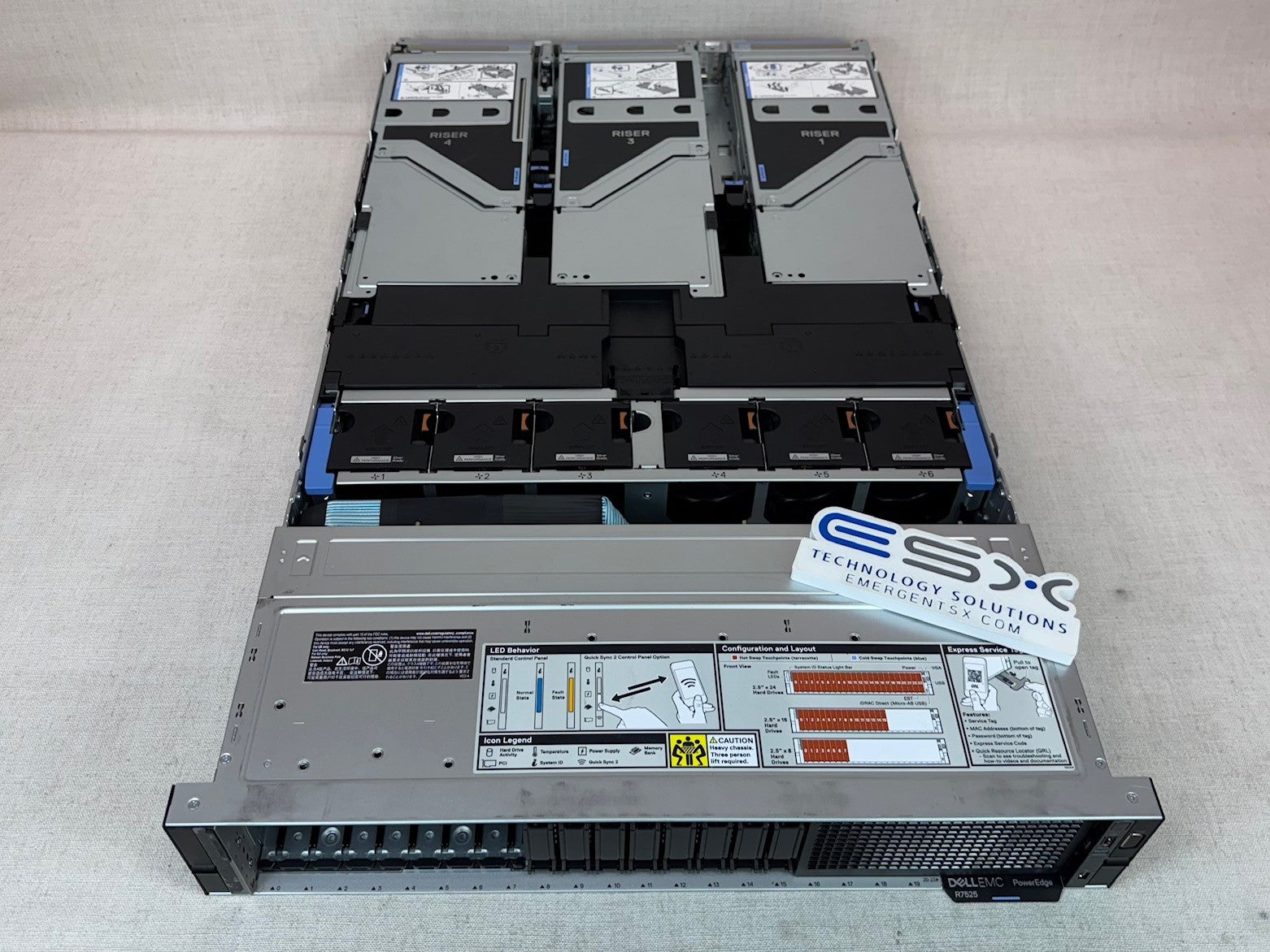 Dell PowerEdge R7525 16x 2.5" CTO Server - 2x Heatsink, 2x 1400W, iDRAC Ent
