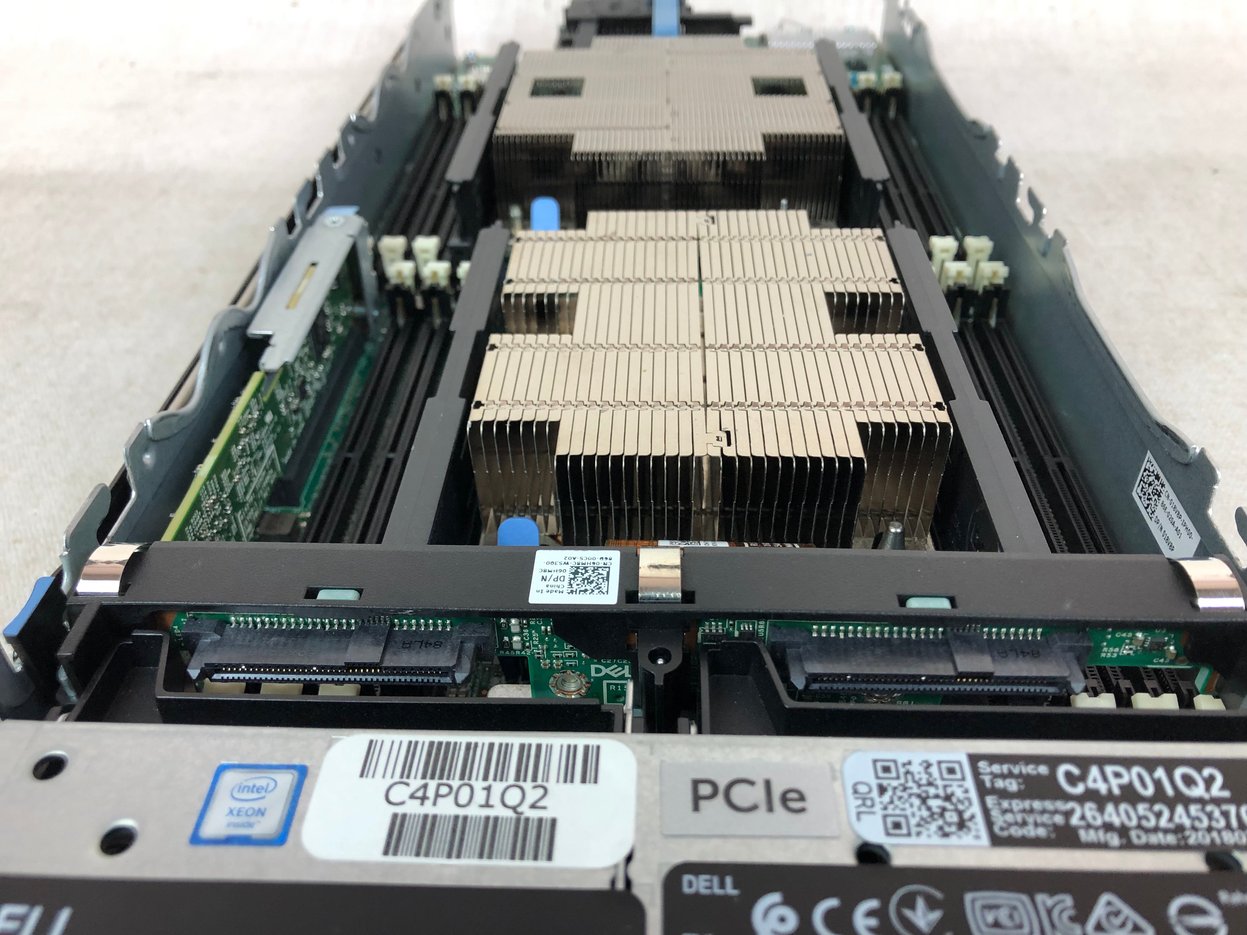 Dell PowerEdge M640 Blade Server 2x 28C Platinum 8276 2.2GHz 768GB, 2x 480GB SSD
