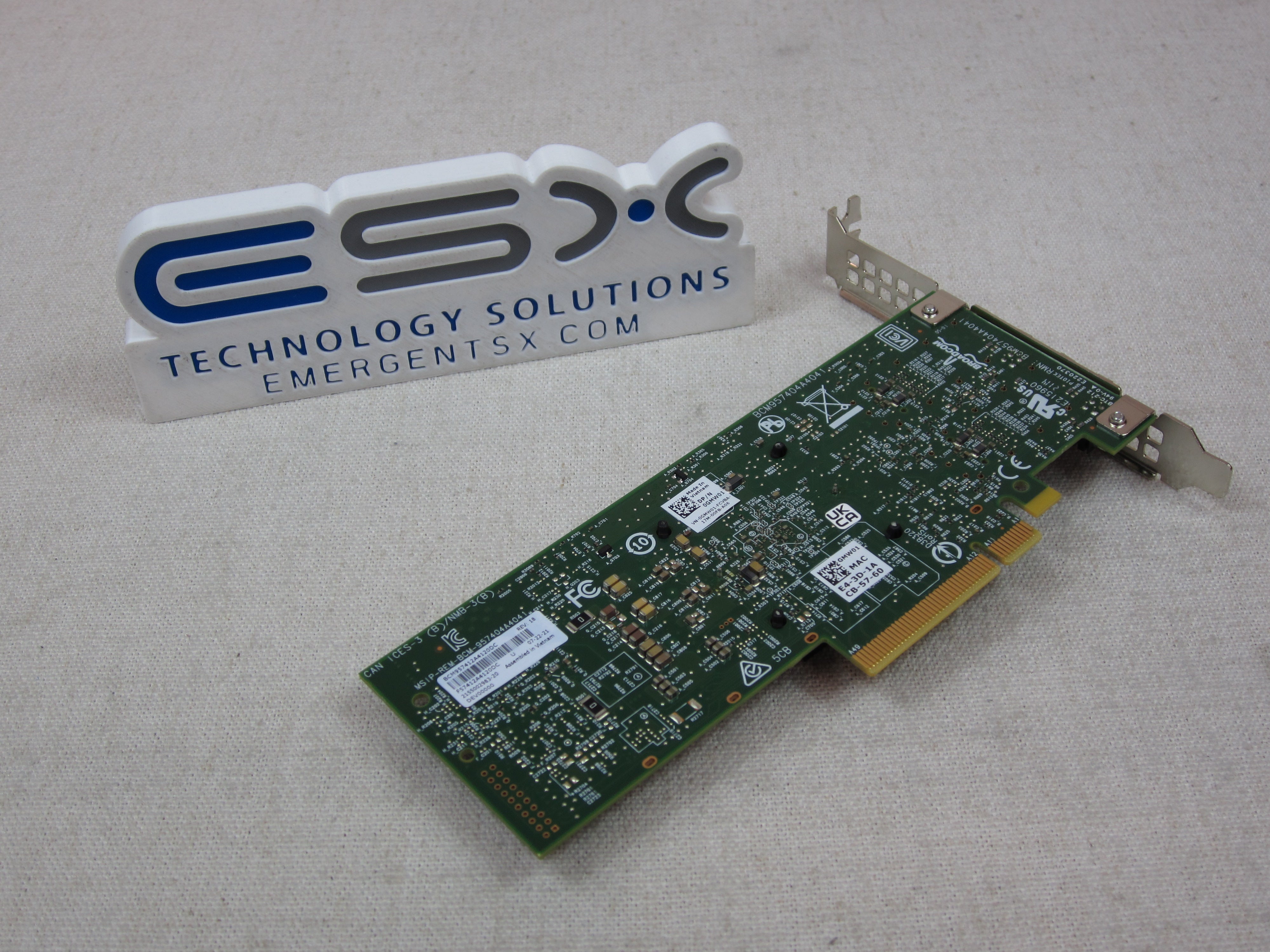 Dell GMW01 Broadcom 57412 Dual Port 10Gb SFP+ Adapter Full Height