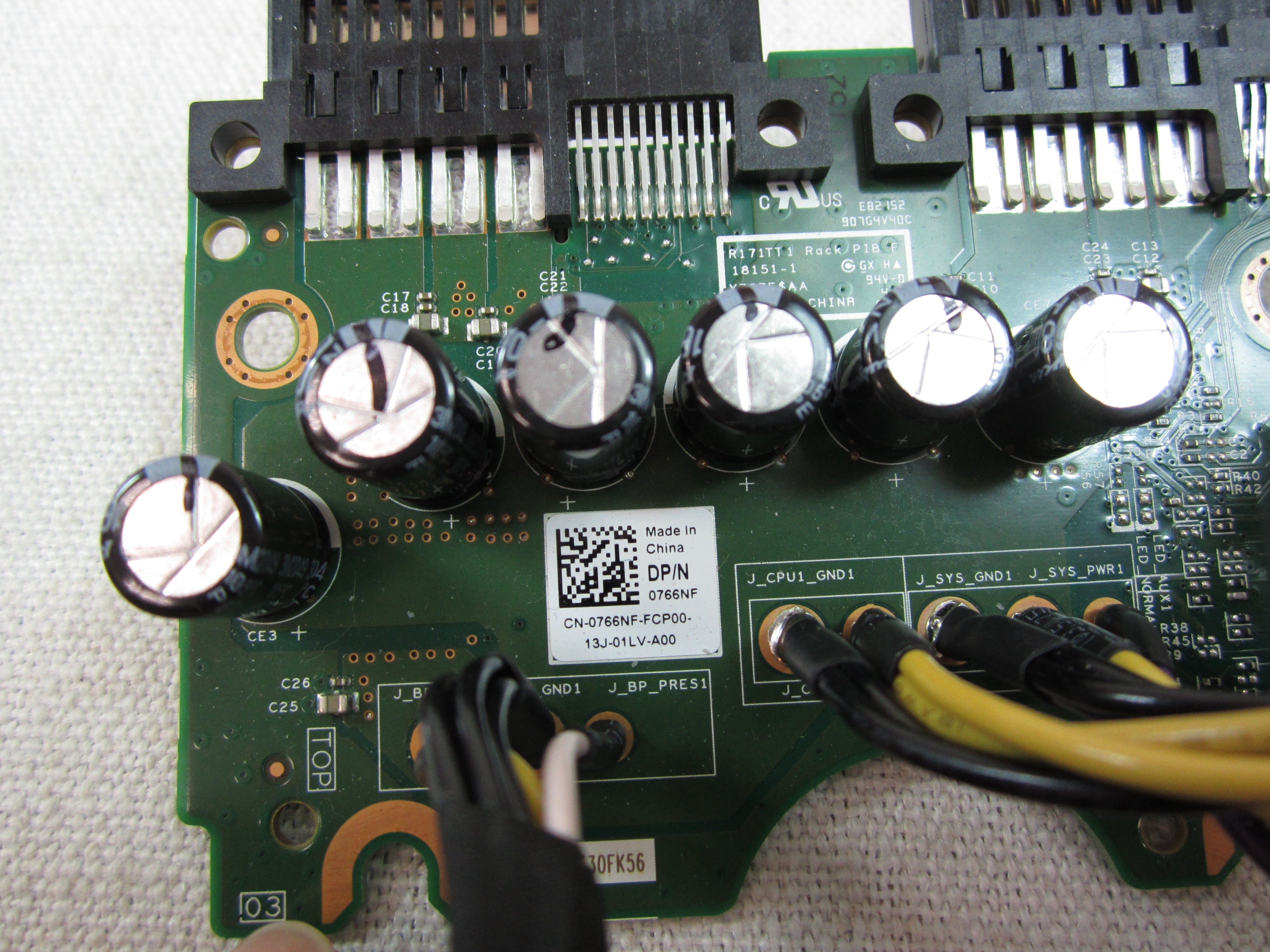 Dell 766NF Power Distribution Board for PowerEdge R340 with Cables