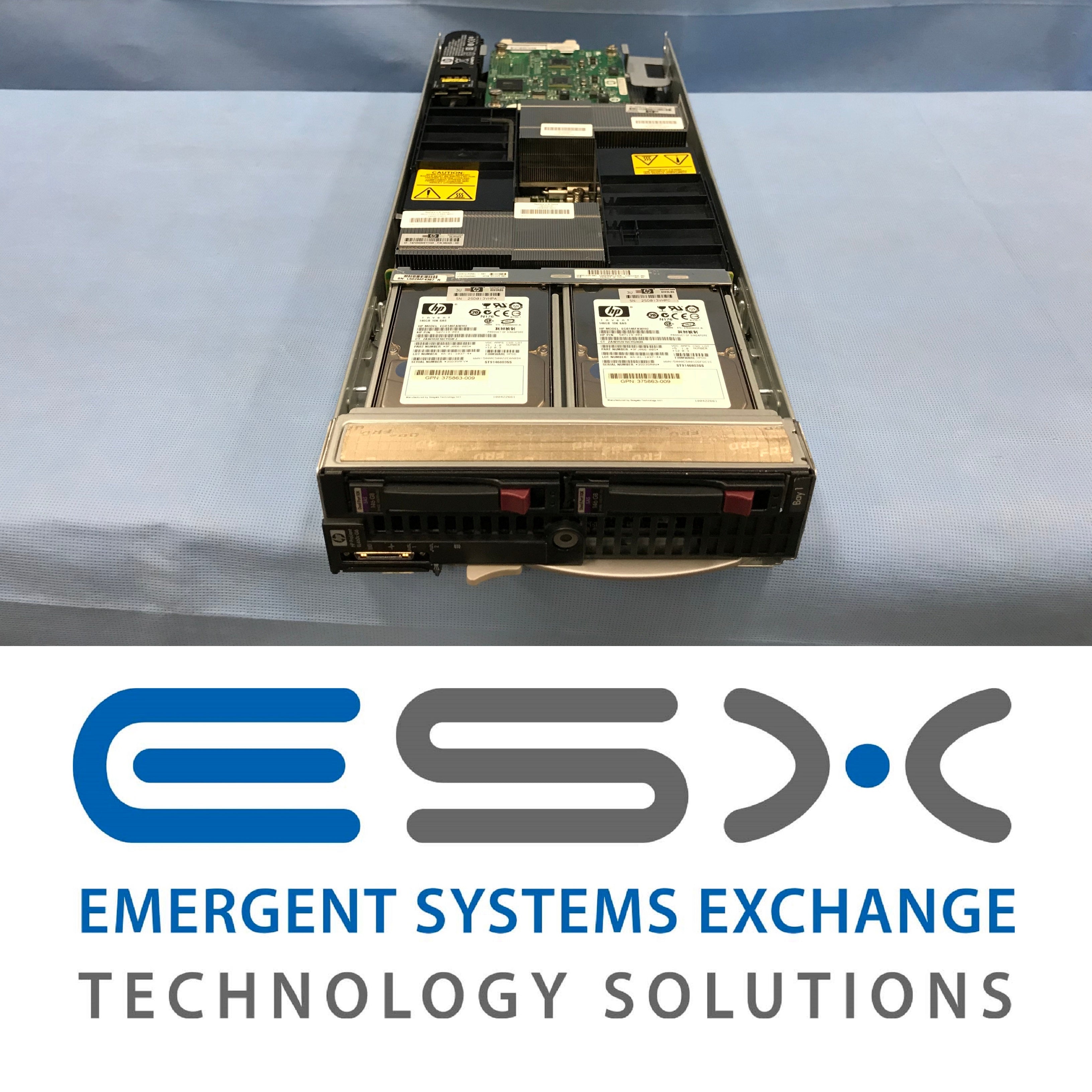 HP Proliant BL460c G6 2x QC E5520 @ 2.26GHz 64GB RAM 2x 146GB 10k 2.5" SAS