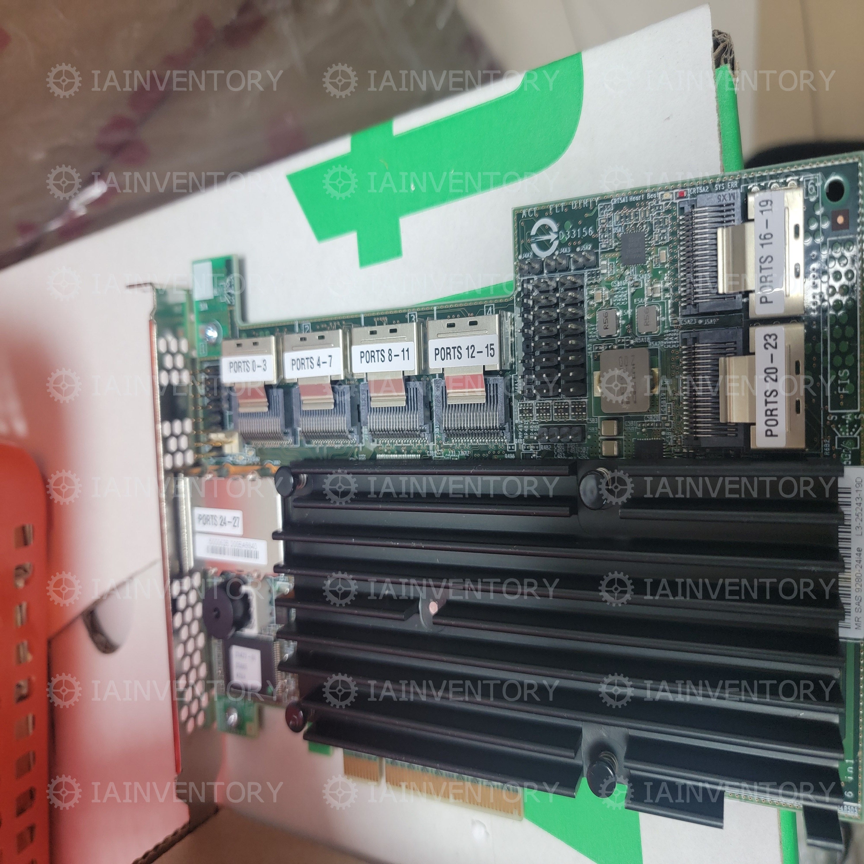 LSI MegaRAID MR SAS 9280-24i4e 24x Internal & 4x External Ports RAID Controller