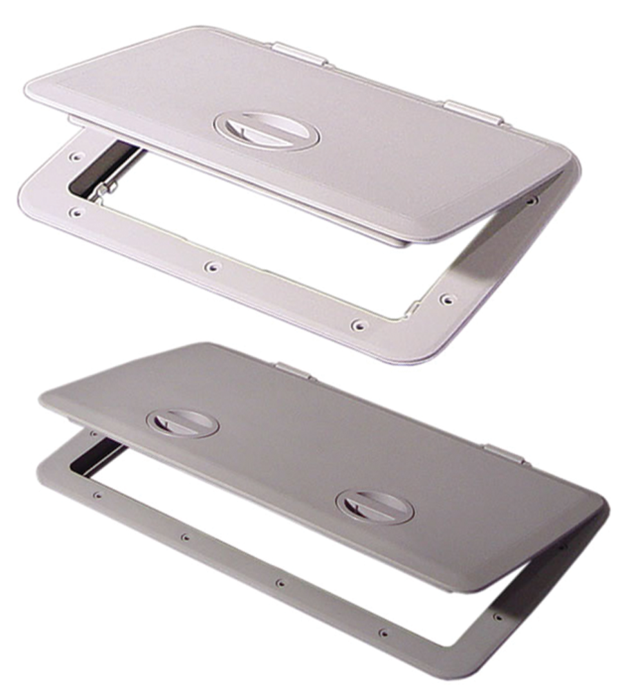 Tempress 44733 1330 Access Hatch w/Cam Latch, Dark Grey