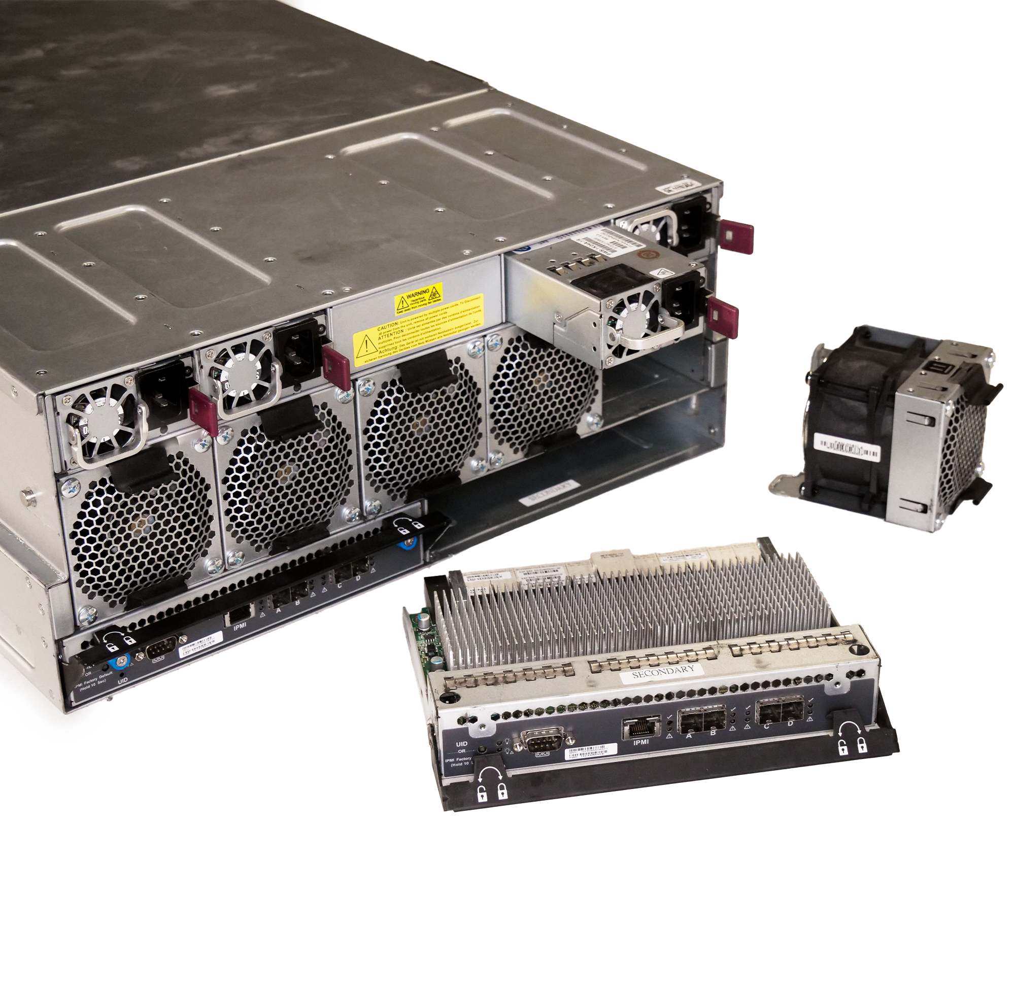 Supermicro SuperChassis 90-Bay SATA/SAS JBOD 4U Rackmount Top-Load Disk Shelf Storage Array 946ED-R2KJBOD | 90-Bay JBOD Enclosure | Up to 2.5PB (Refurbished)