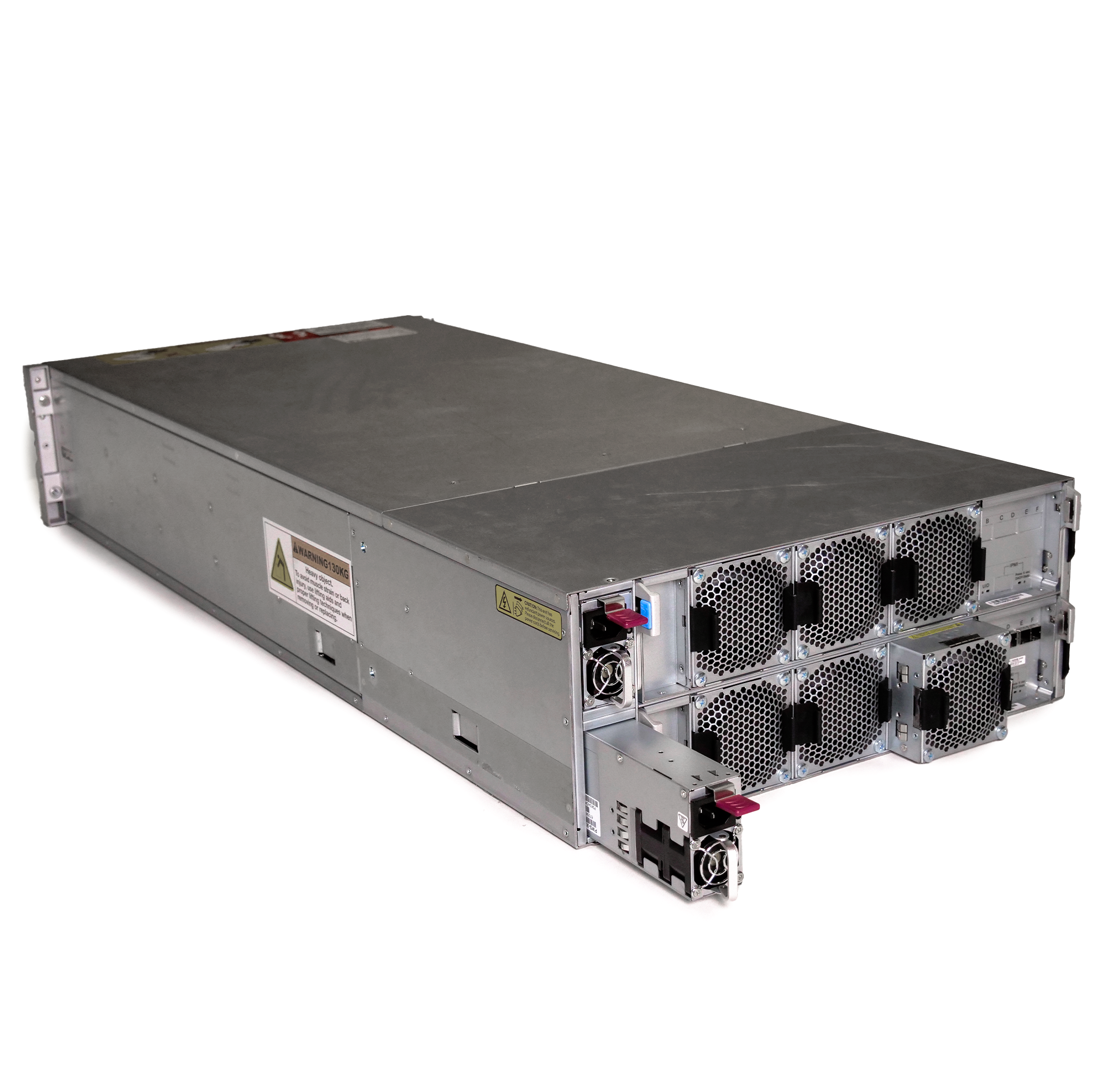 Supermicro SuperChassis 90-Bay SATA JBOD 4U Rackmount Front-Load Disk Shelf Storage Array 947HE1C-R2K05 | 90-Bay Data Center JBOD Enclosure | Up to 2.5PB (Refurbished)