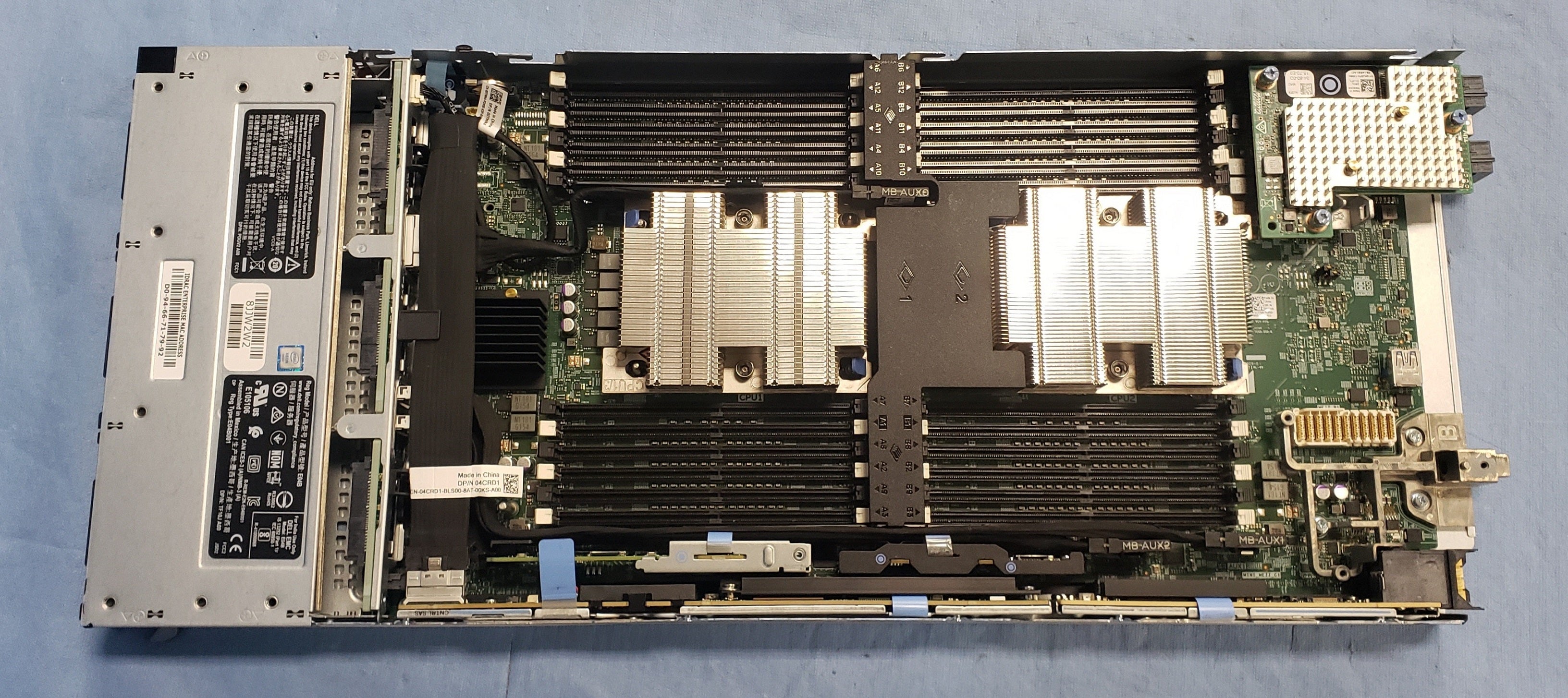 Dell MX7000 Chassis – 2x MX9002m, 2x MX9116n, 2x MX740c 2x 16C Gold 6142 512GB