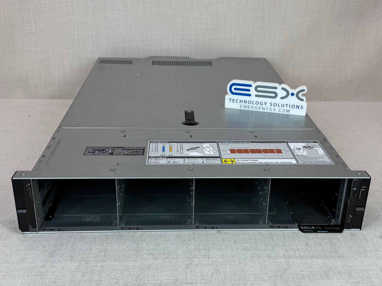 Dell PowerEdge R750XS 12x 3.5" 2U CTO Server - 2x Heatsink, H755, 2x 1100W