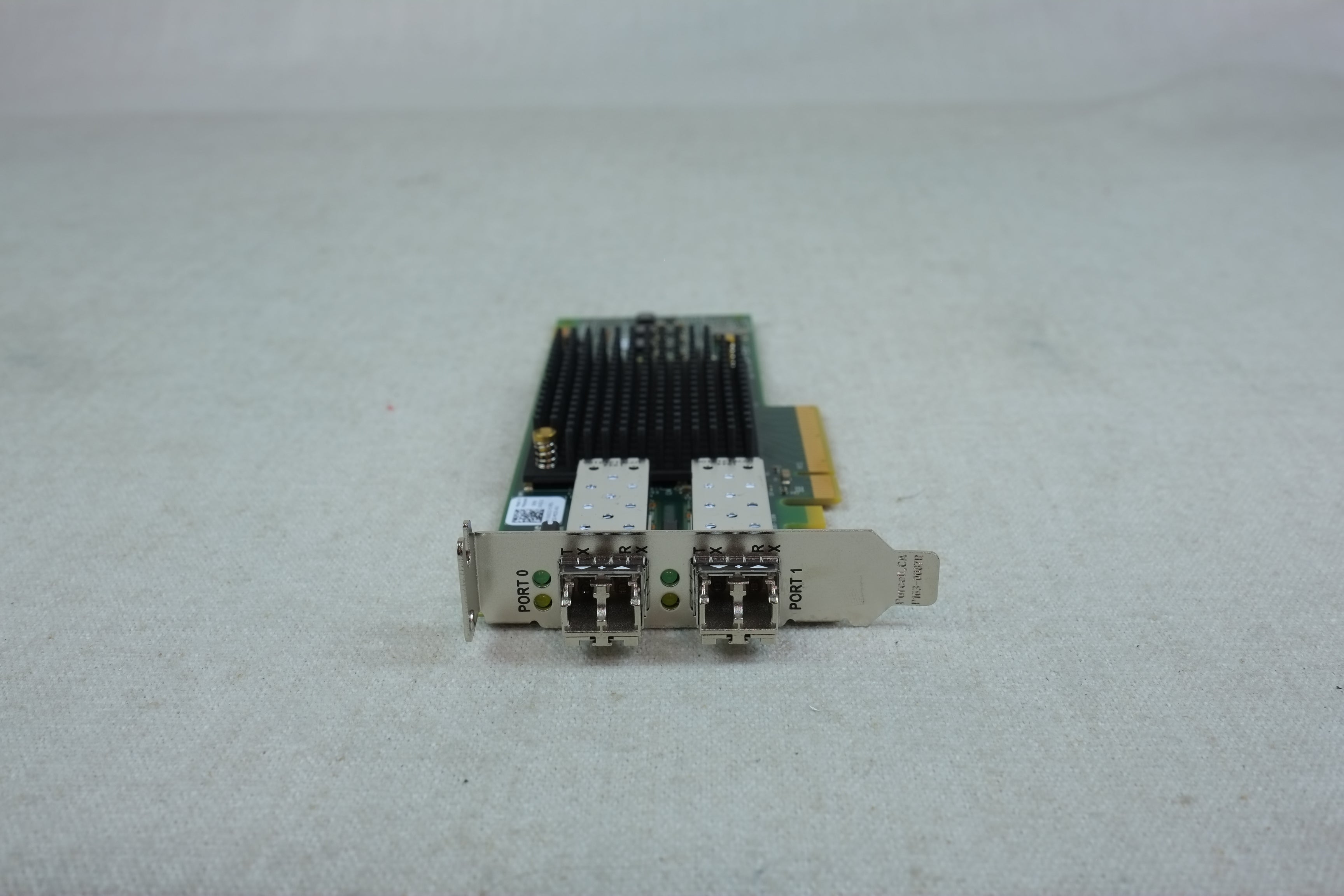 Dell VGJ12 Emulex LPE31002-M6 Dual Port 16Gb/s Fiber Channel HBA FC w/ SFPs LP