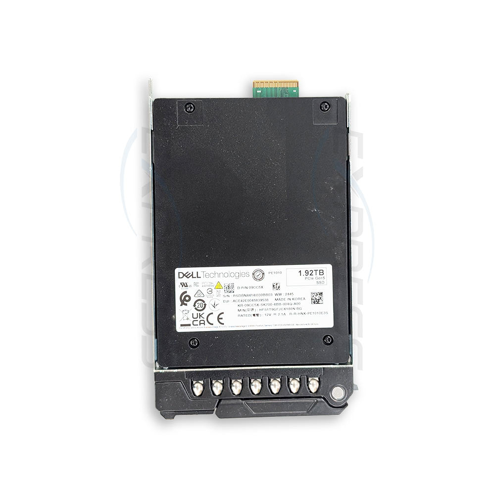 Dell Enterprise Class 1.8" 1.92TB E3.S NVMe (G5) RI SSD | 9CC5X