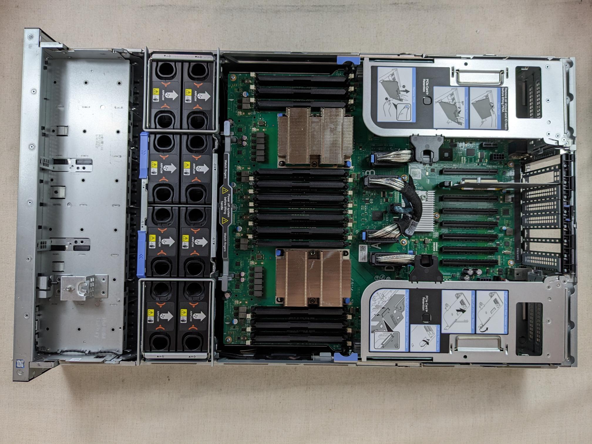 Dell PowerProtect DD9900 8x 2.5” CTO Server – 4x Heatsink, 2x 1600W