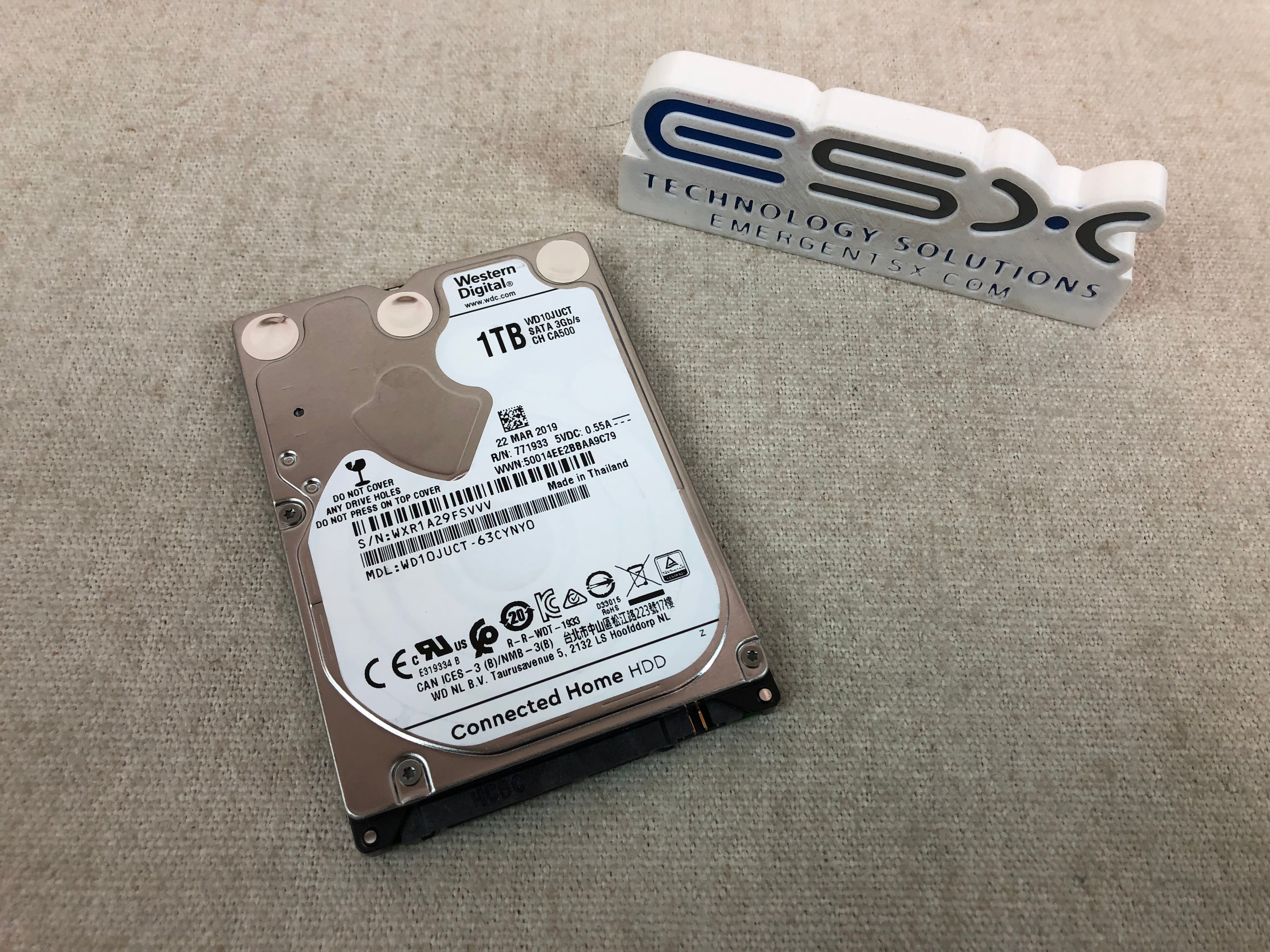 Western Digital WD10JUCT-63CYNY0 1TB 5.4k 3.0Gb/s SATA 2.5" Hard Drive