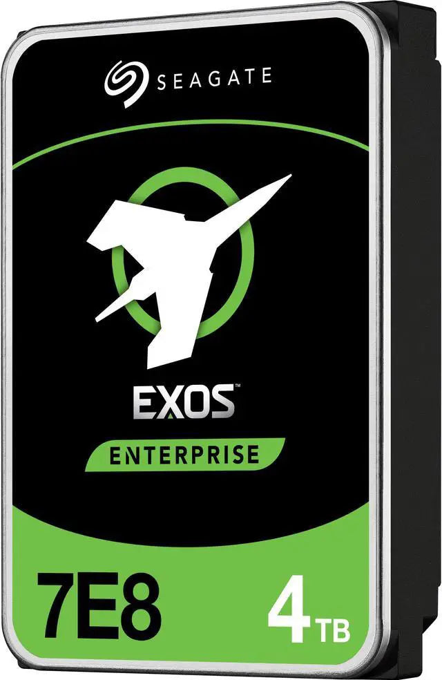 Seagate Exos 7E8 Enterprise 4TB 7200RPM 256MB 512N SATA 6Gb/s 3.5" Internal Hard Drive - ST4000NM000A