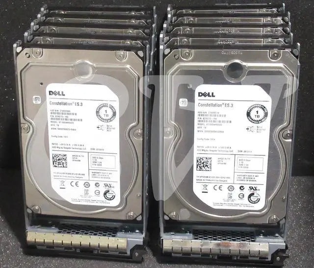 Main image of LOT OF 10 - FNW88 ST1000NM0023 Dell 1TB 7.2K RPM 6Gbps 3.5" SAS HDD Hard Drive