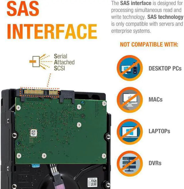 Alt view image 6 of 13 - WD Ultrastar DC HC550 18TB Hard Drive 3.5" Internal 512MB 7200 RPM SAS 12Gb/s 512E SE P3 0F38353 (WUH721818AL5204)