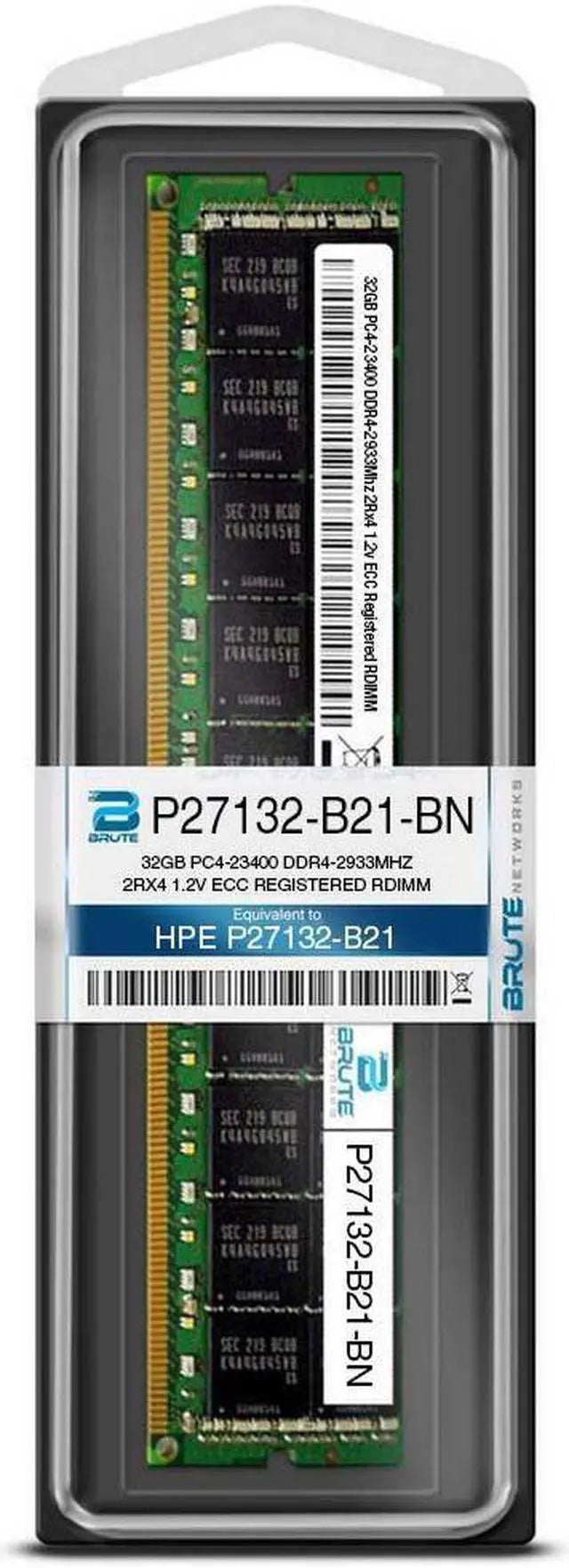 HPE Compatible 32GB DDR4-2933Mhz 2Rx4 1.2V ECC Registered Server Memory