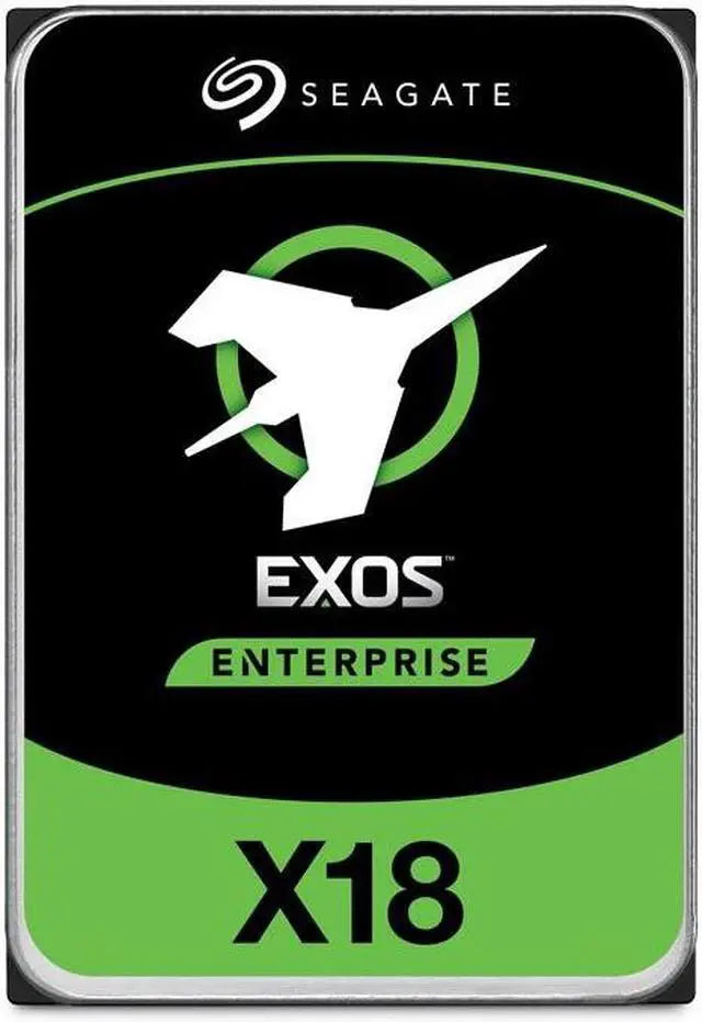 Seagate 18TB Exos X18 7200 RPM SAS 12Gb/s 512e/4Kn 256MB Cache 3.5-Inch Enterprise Hard Drive HDD (ST18000NM004J)