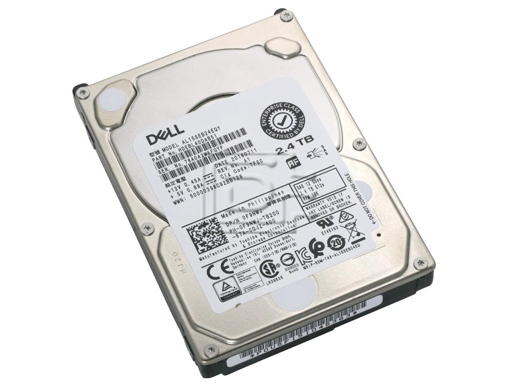Toshiba AL15SEB24EQY F9NWJ HDEBL40DAB51 Dell 2.4TB SAS Hard Drive ME4 Image 1 image