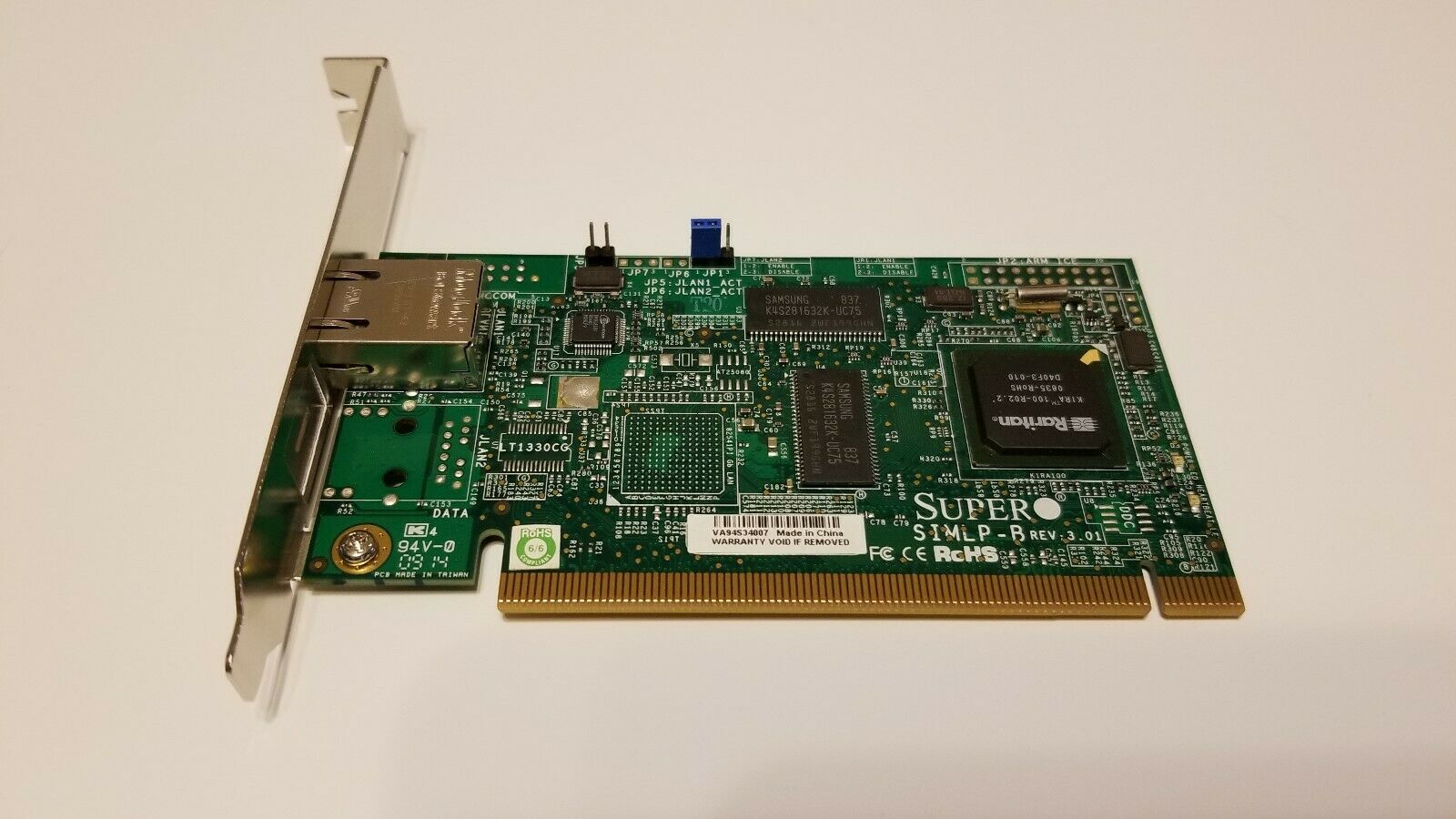 Supermicro AOC-SIMLP-B Remote Management SIMLP-B Ethernet Adapter.