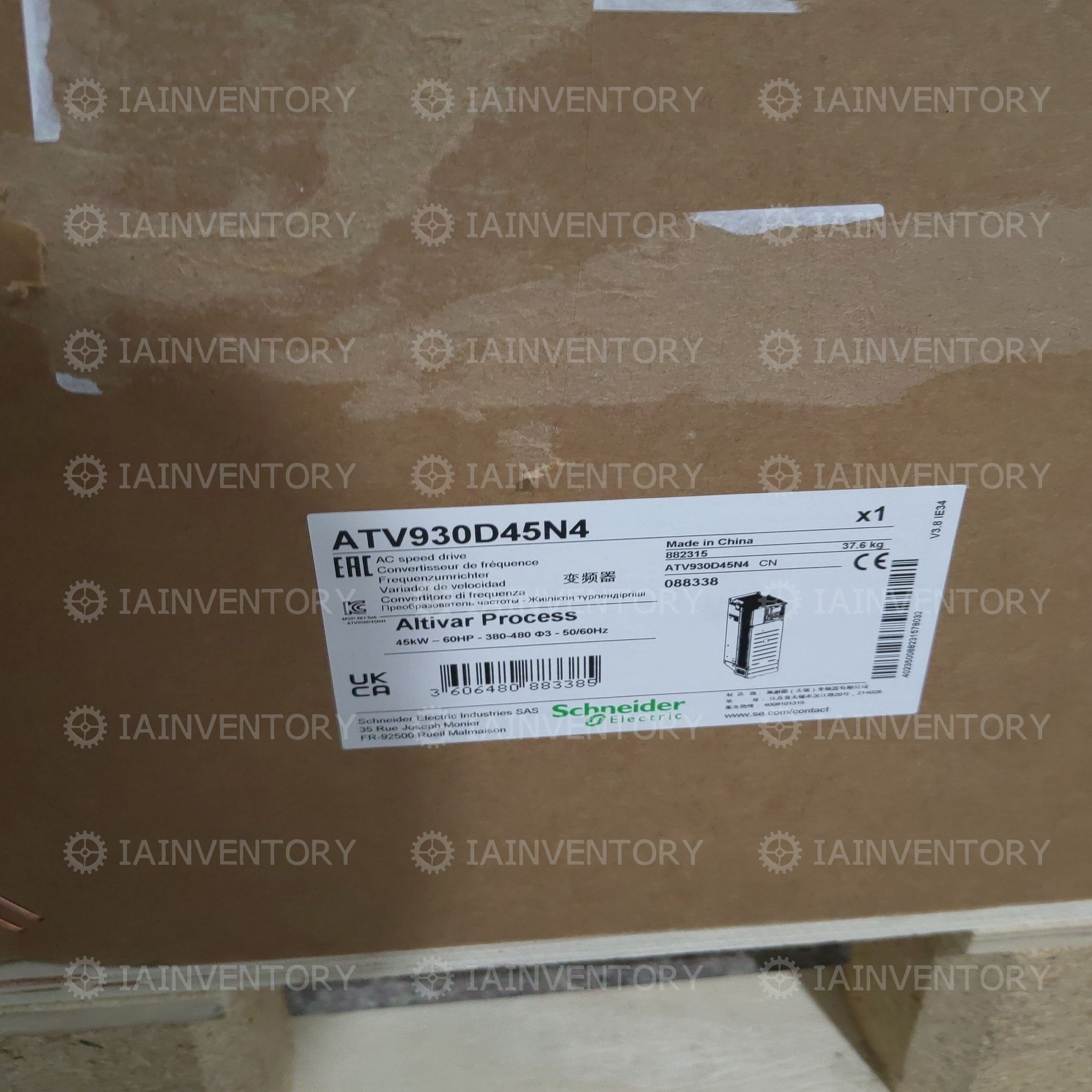 ATV930D45N4 Inverter 45kW 380 480V