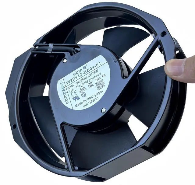 Alt view image 3 of 7 - for ebm-papst W2E142-BB01-01 7056ES Cooling Fan,230V 50/60Hz 27/28W 172×150×38mm Metal high Temperature Resistant Fan,172cm Axial Flow Cooling Fan