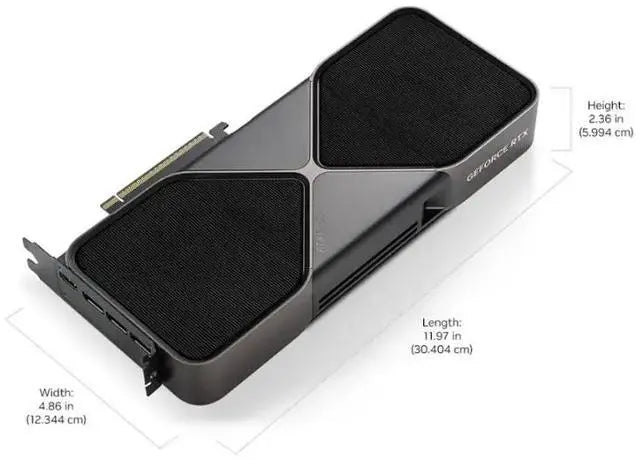 Alt view image 5 of 5 - NVIDIA Founder Edition GeForce RTX 5090 32GB GDDR7 PCI Express 5.0 x16 ATX Graphics Card 900-1G144-2530-000