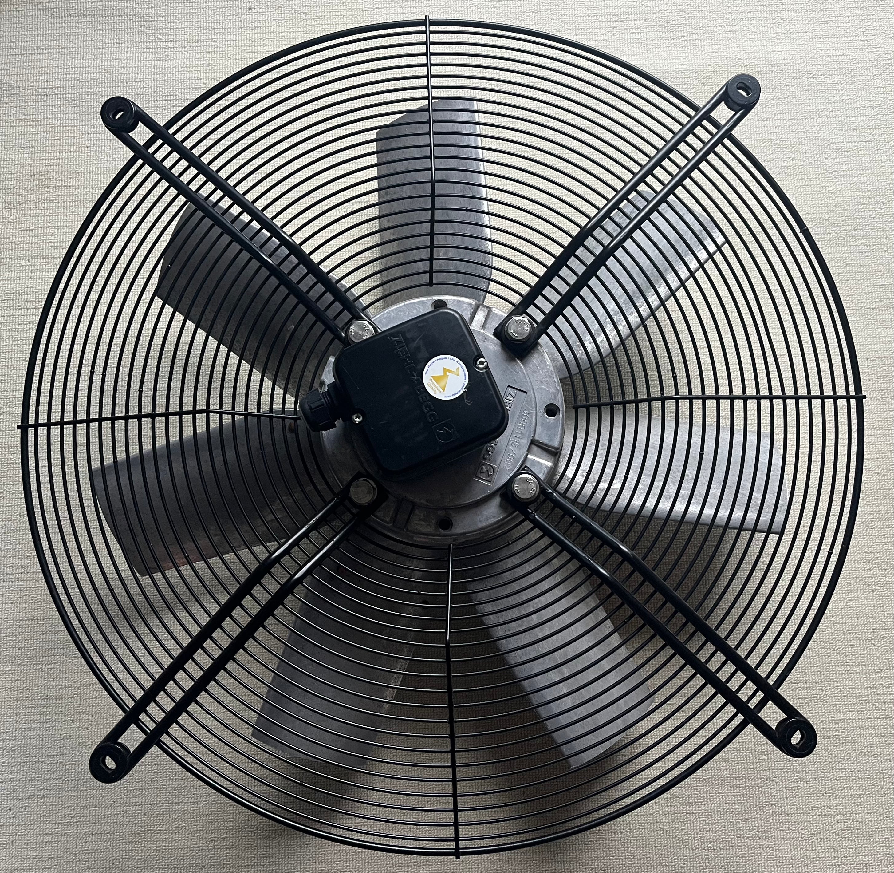 FC056-4DD.6F.A7  ZIEHL-ABEGG Axial Fan 230/400V 1.25kW 3.8A 1300Rpm