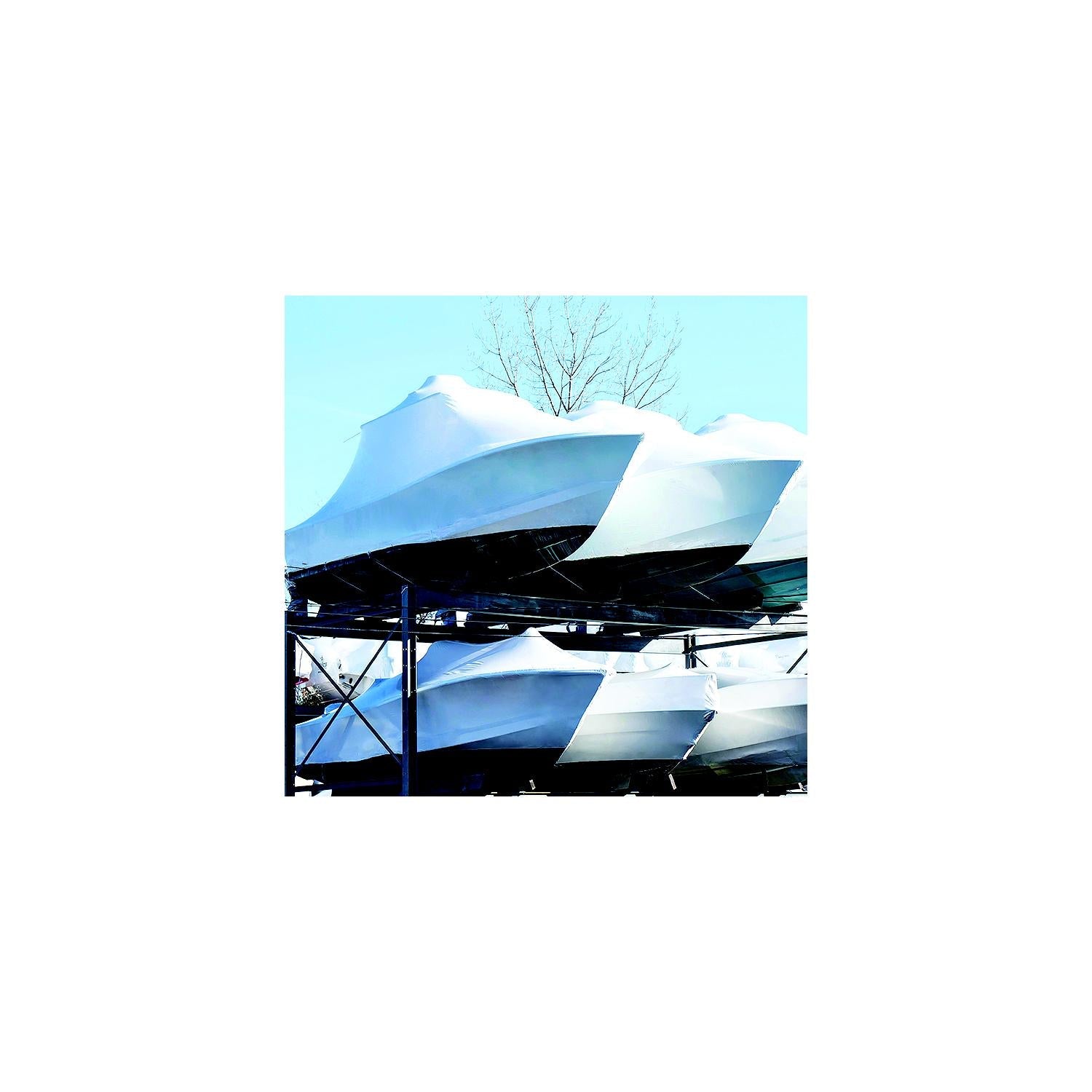 Shrinkwrap Accessories 13004985 Poly-America 40WH Shrinkwrap White Poly Film 40', x 149', 200#